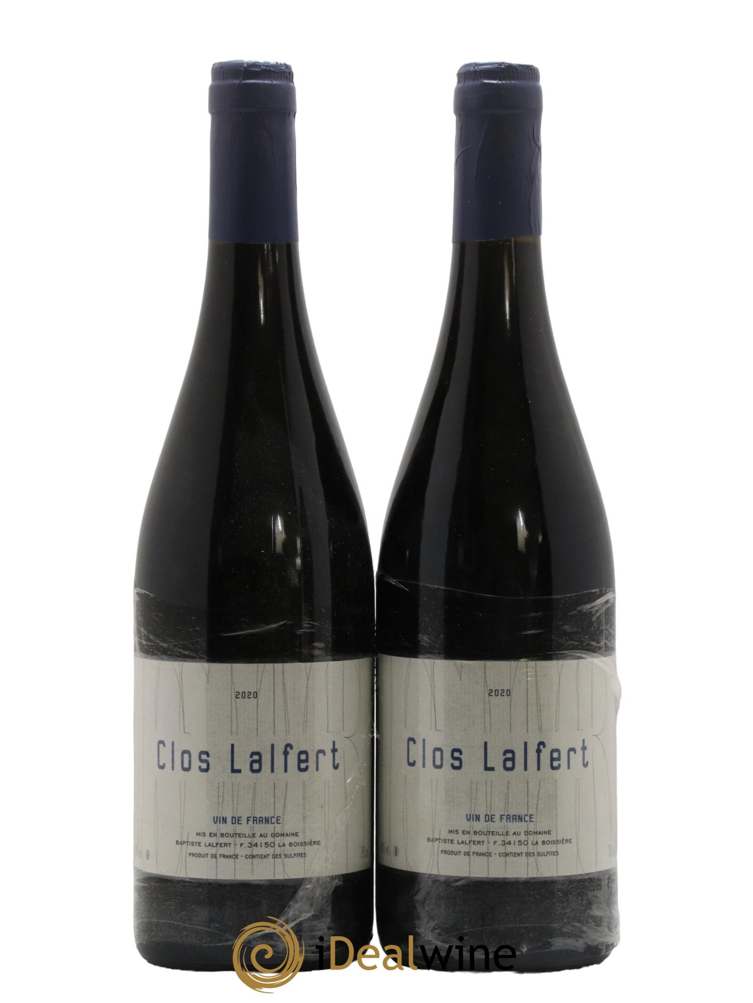 Vin de France Clos Lalfert 2020 - Lot de 2 bouteilles - 0