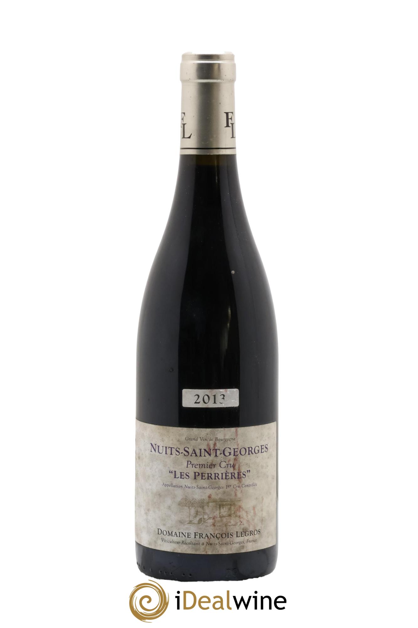 Nuits-Saint-Georges 1er Cru Les Perrières François Legros 2013 - Lot of 1 bottle - 0