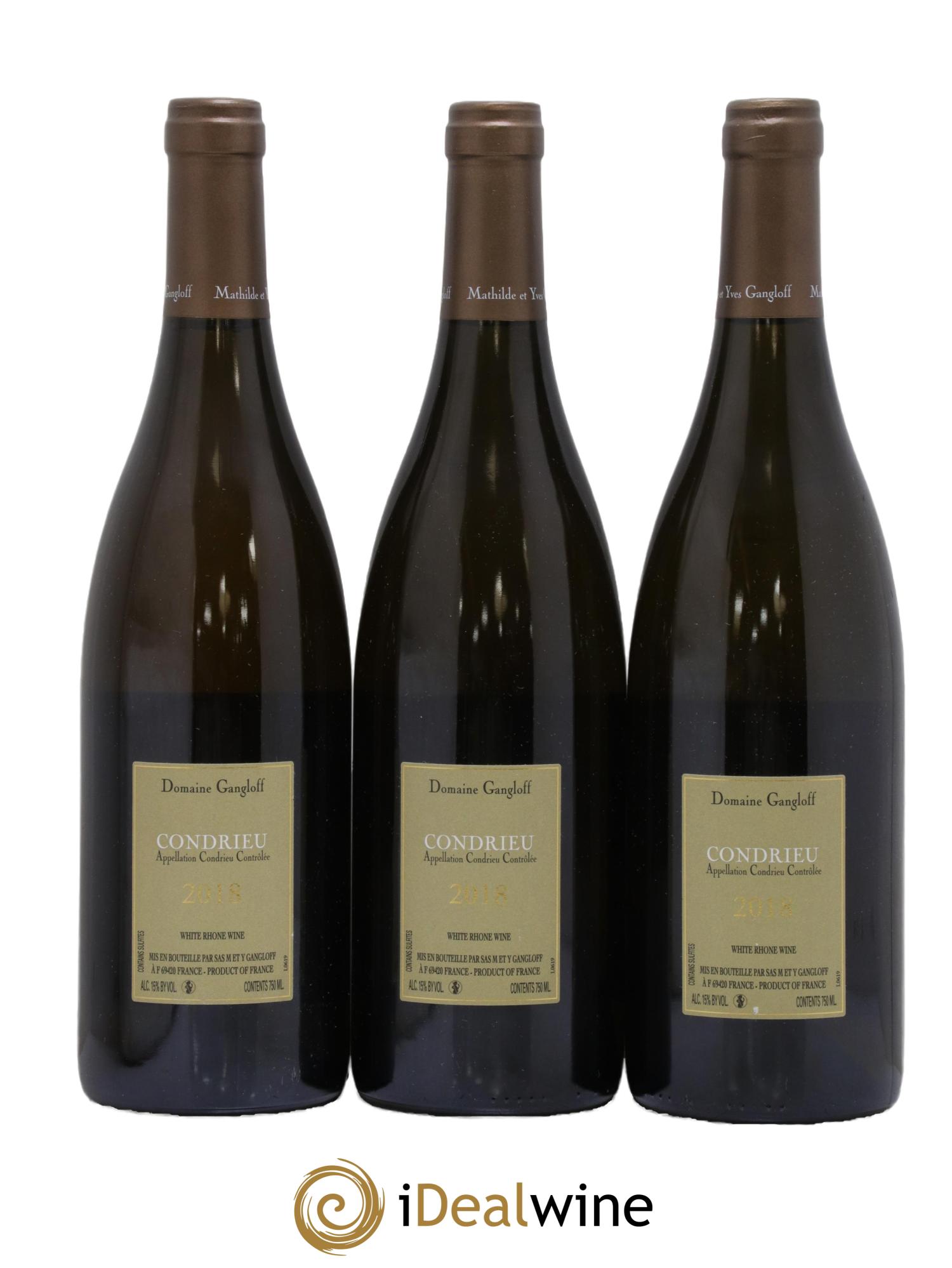 Condrieu Domaine Gangloff (Domaine) 2018 - Posten von 3 Flaschen - 1