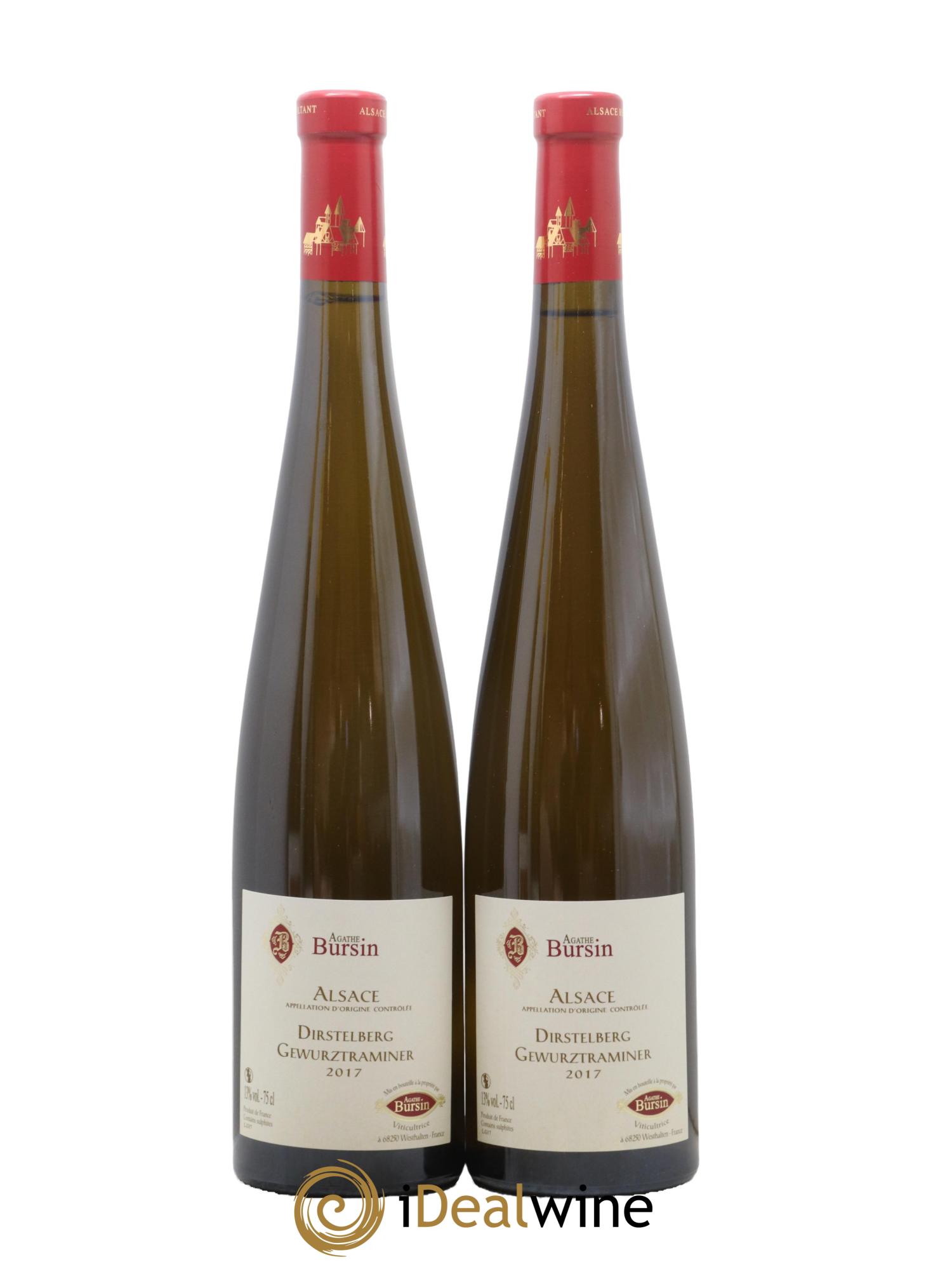 Alsace Gewurztraminer Dirstelberg Agathe Bursin 2017 - Lot de 2 bouteilles - 0
