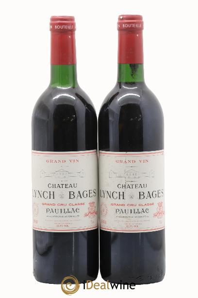 Château Lynch Bages 5ème Grand Cru Classé 1988 - Lot of 2 bottles - 0