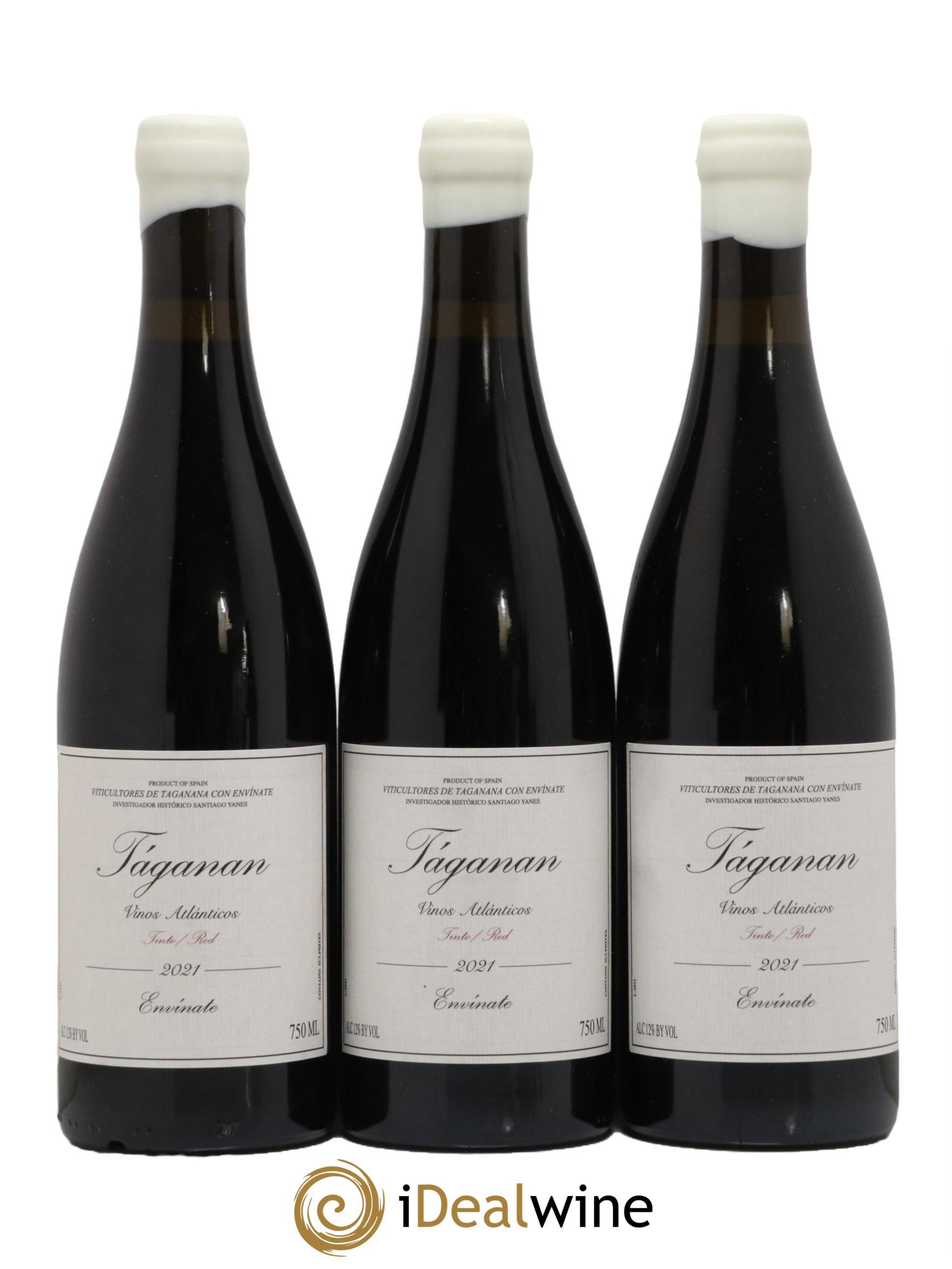 Vinos Atlánticos Táganan Tinto Envinate 2021 - Lot of 3 bottles - 0
