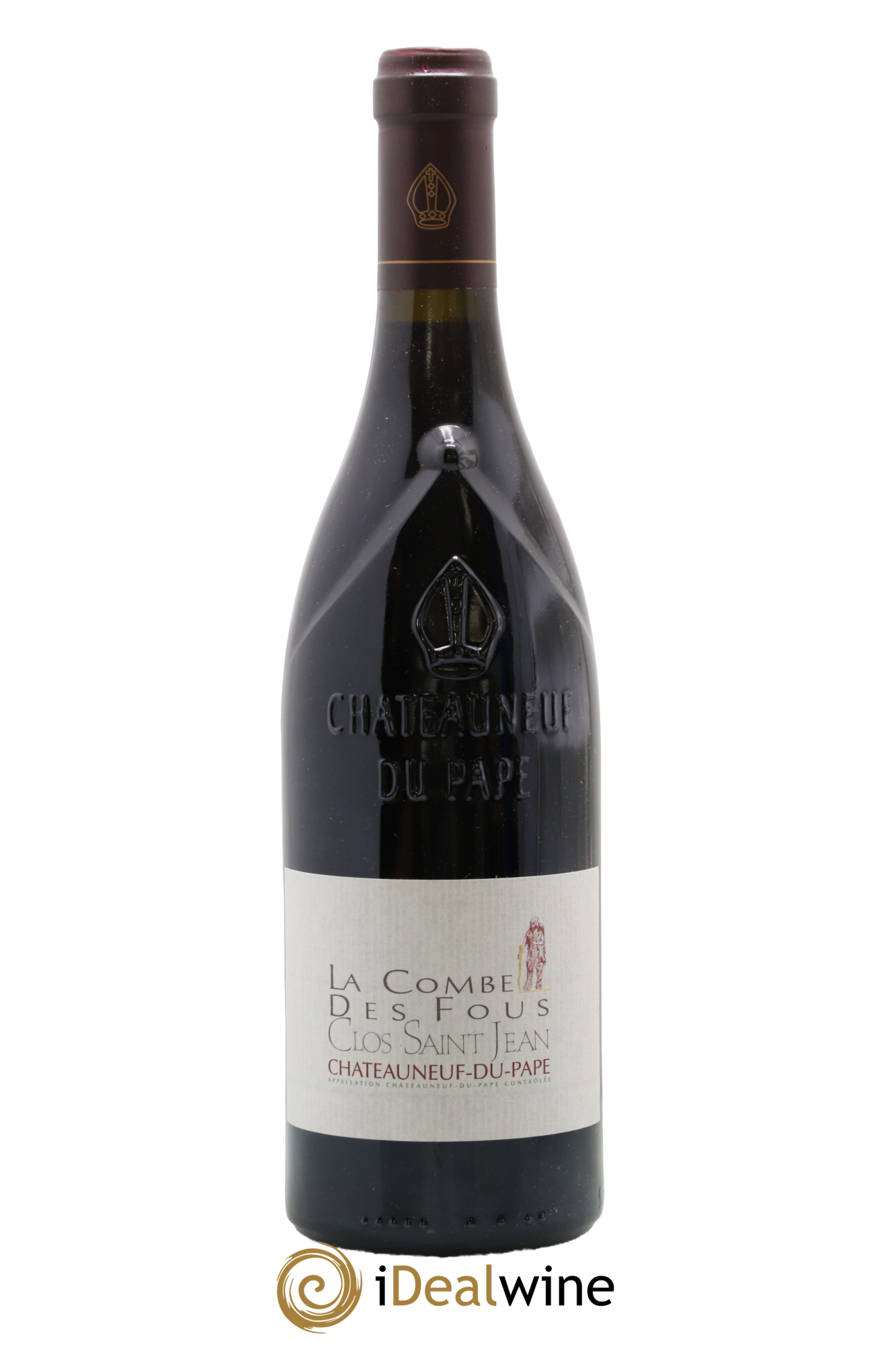 Châteauneuf-du-Pape Clos Saint-Jean La Combe des Fous Pascal et Vincent Maurel 2003 - Lot de 1 bouteille - 0