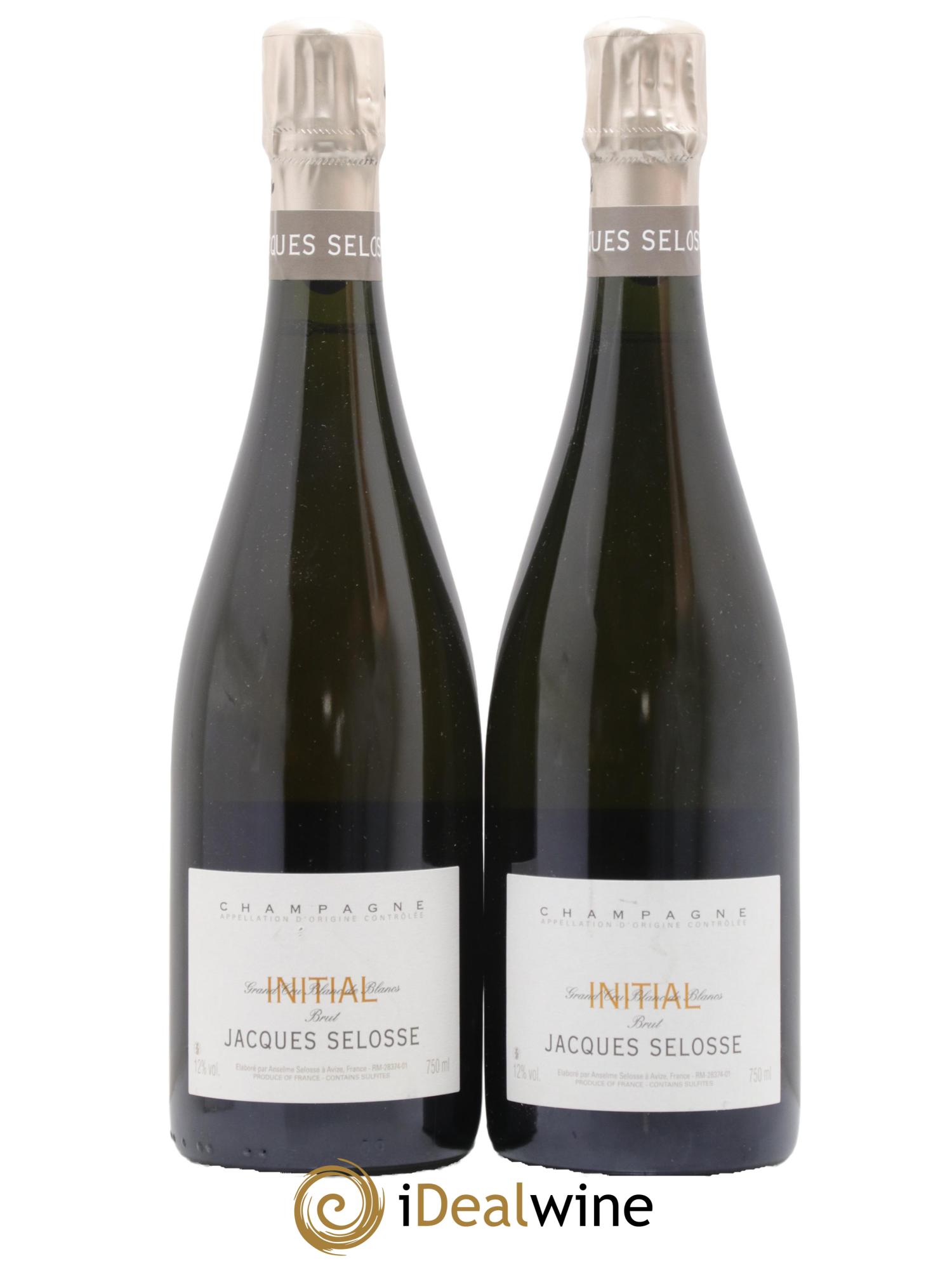 Initial Brut Jacques Selosse - Lot de 2 bouteilles - 0