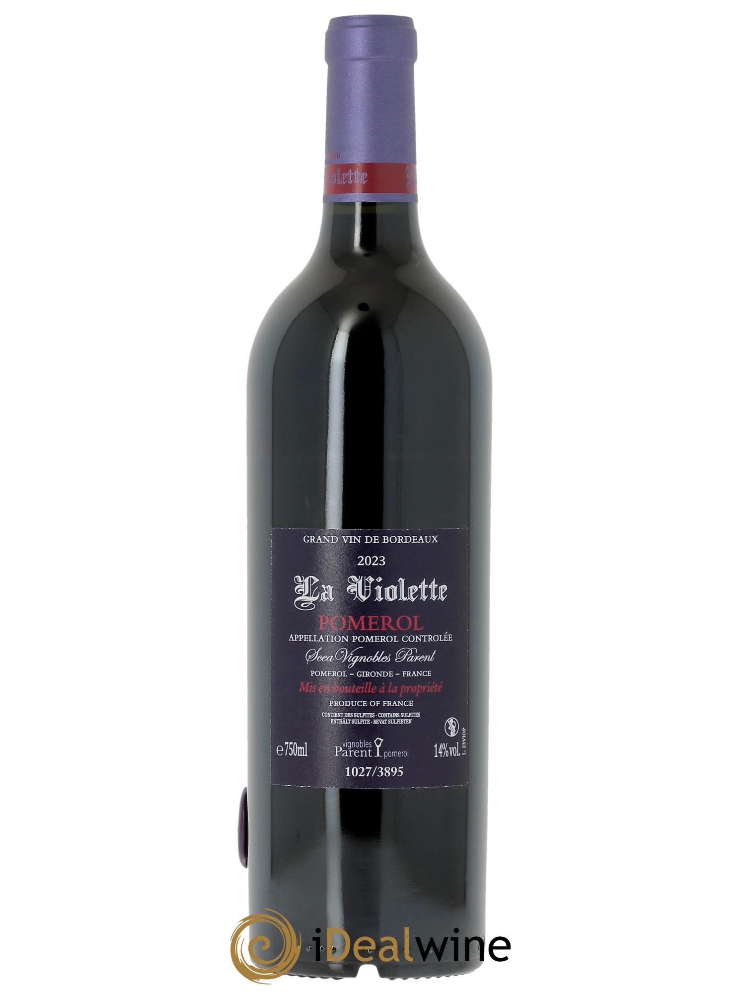 Château la Violette (Original-holzkiste ab 3 Fl.) 2023 - Posten von 1 Flasche - 1