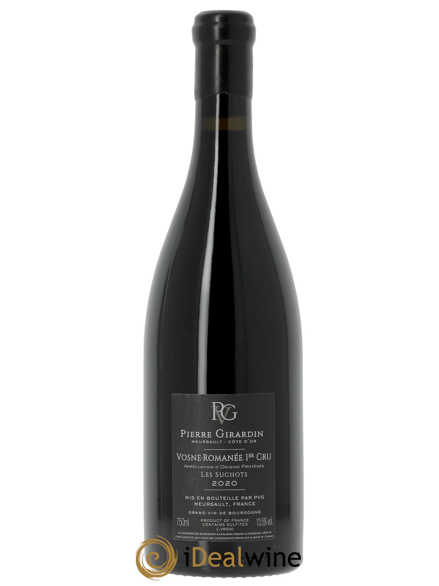 Vosne-Romanée 1er Cru Les Suchots Pierre Girardin  2020 - Posten von 1 Flasche - 1