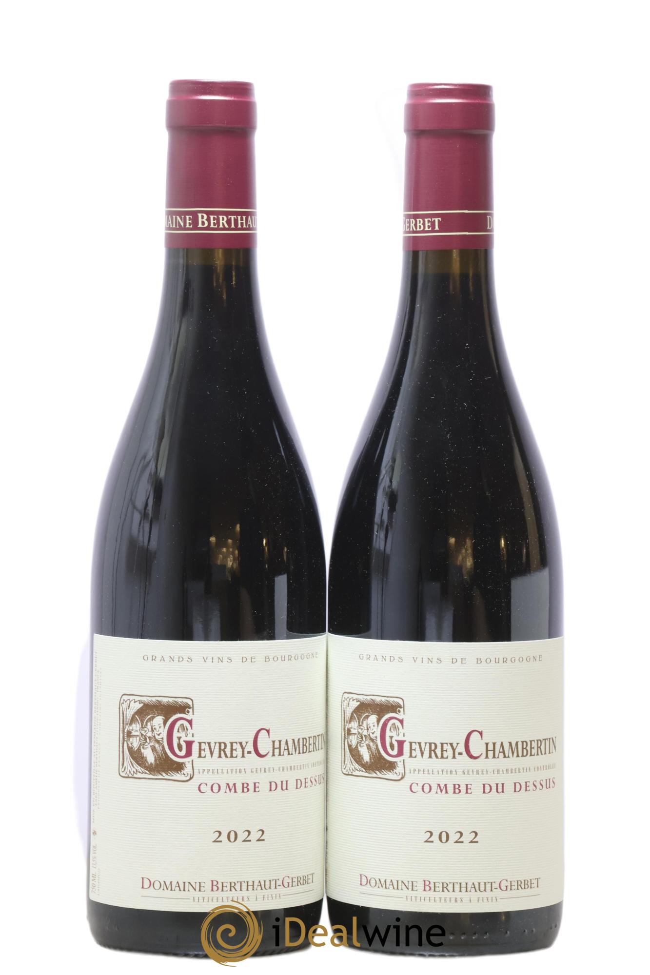 Gevrey-Chambertin Combe du Dessus Berthaut Gerbet (Domaine) 2022 - Lotto di 2 bottiglie - 0