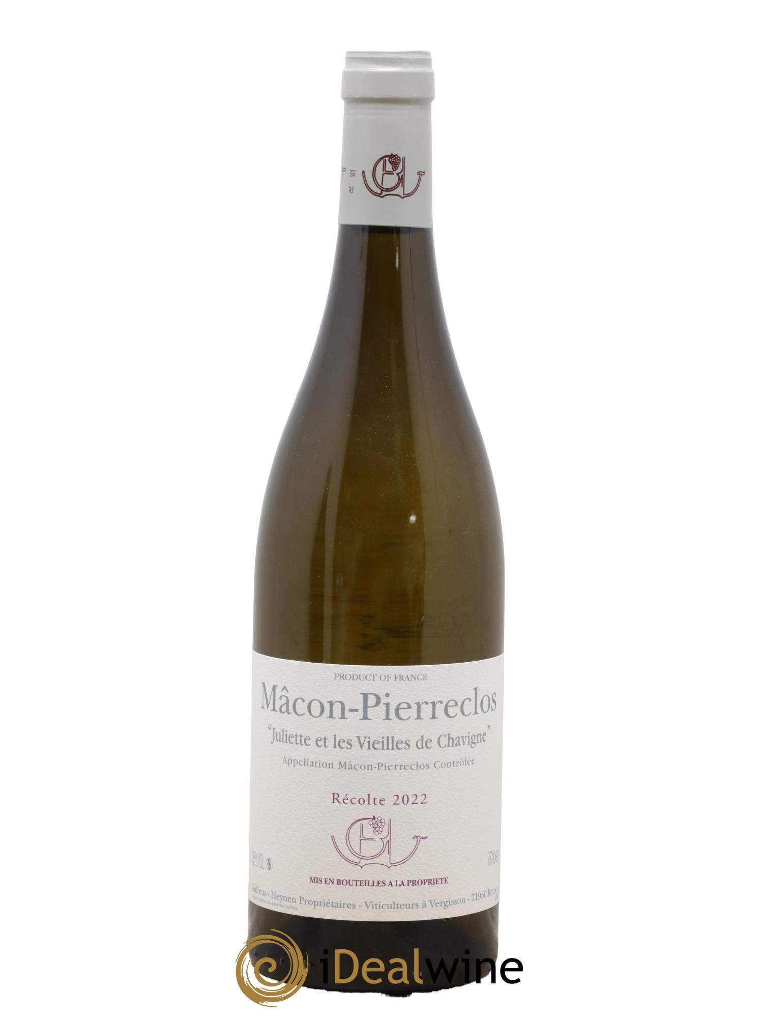 Mâcon-Pierreclos Juliette et Les Vieilles de Chavigne Guffens-Heynen 2022 - Lotto di 1 bottiglia - 0