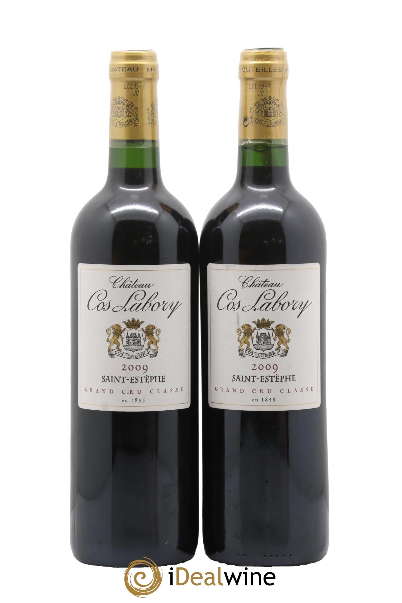 Château Cos Labory 5ème Grand Cru Classé 2009 - Lot of 2 bottles - 0