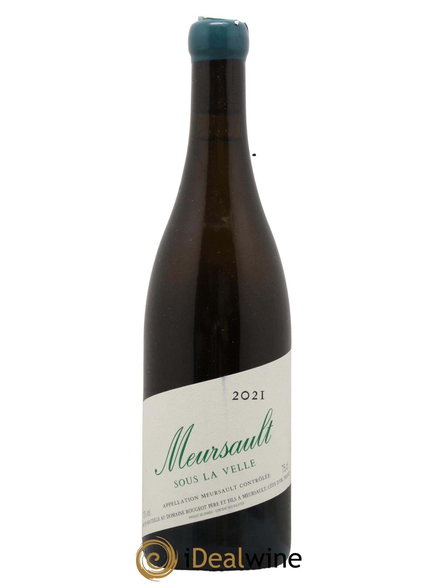 Meursault Sous la Velle Sans sulfite ajouté Rougeot Père et Fils 2021 - Lot de 1 bouteille - 0