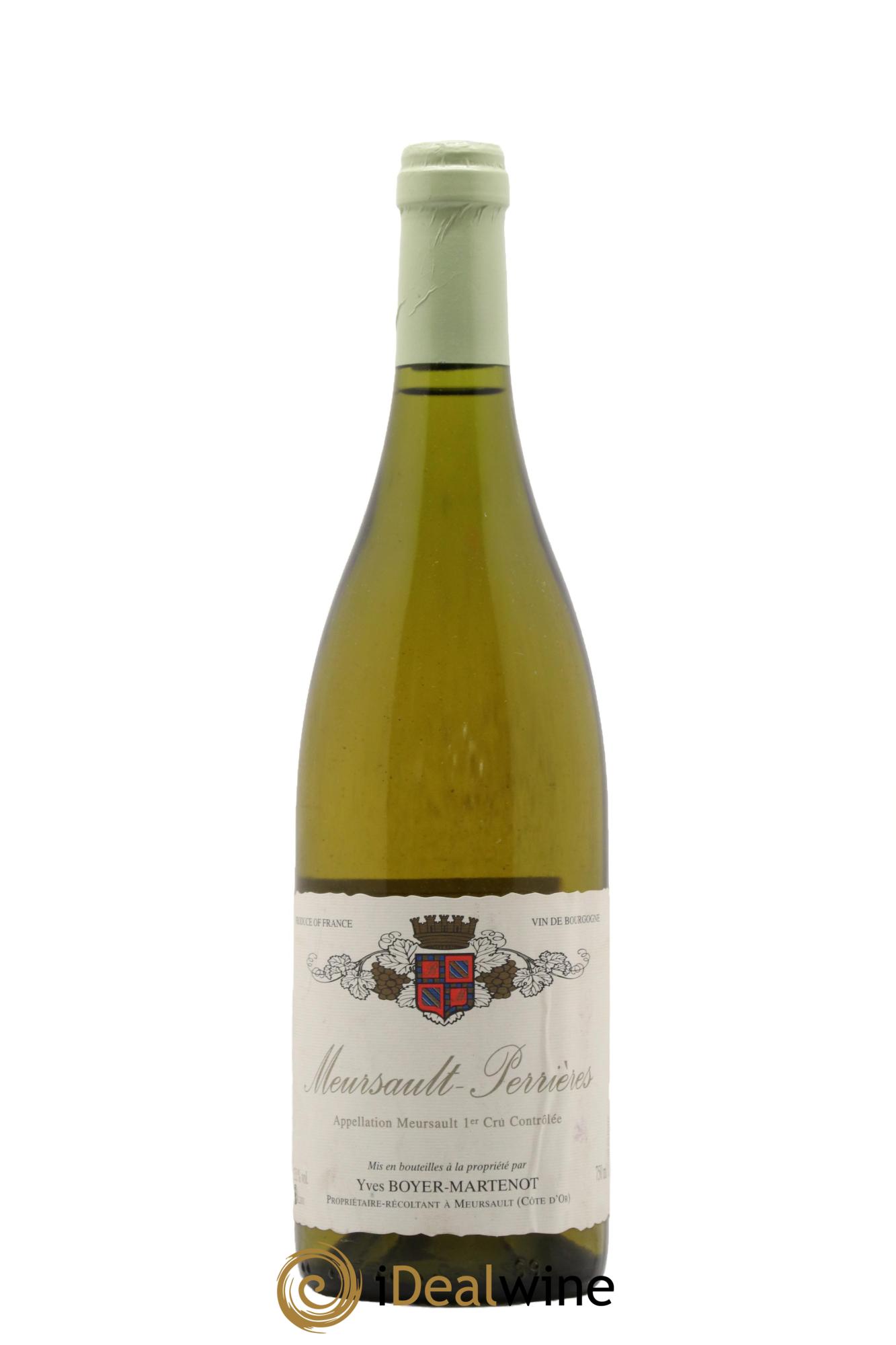 Meursault 1er Cru Perrières Boyer-Martenot 2008 - Lot de 1 bouteille - 0