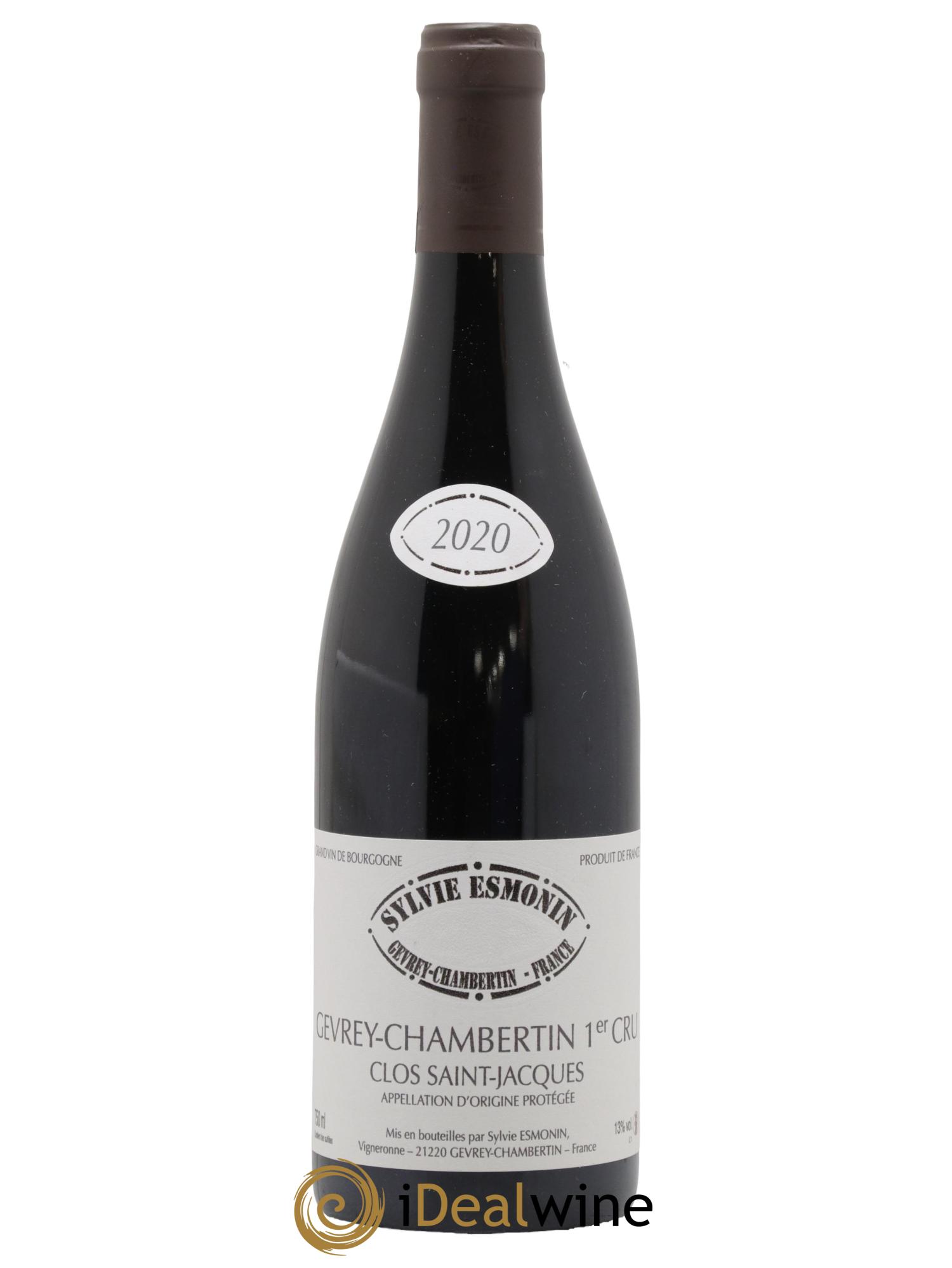 Gevrey-Chambertin 1er Cru Clos Saint Jacques Sylvie Esmonin 2020 - Lotto di 1 bottiglia - 0