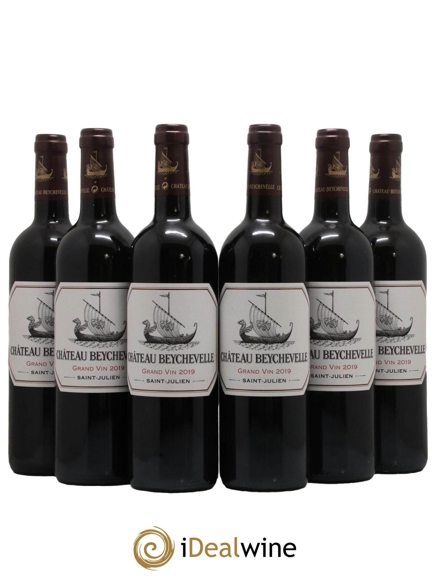 Château Beychevelle 4ème Grand Cru Classé 2019 - Lot de 6 bouteilles - 0
