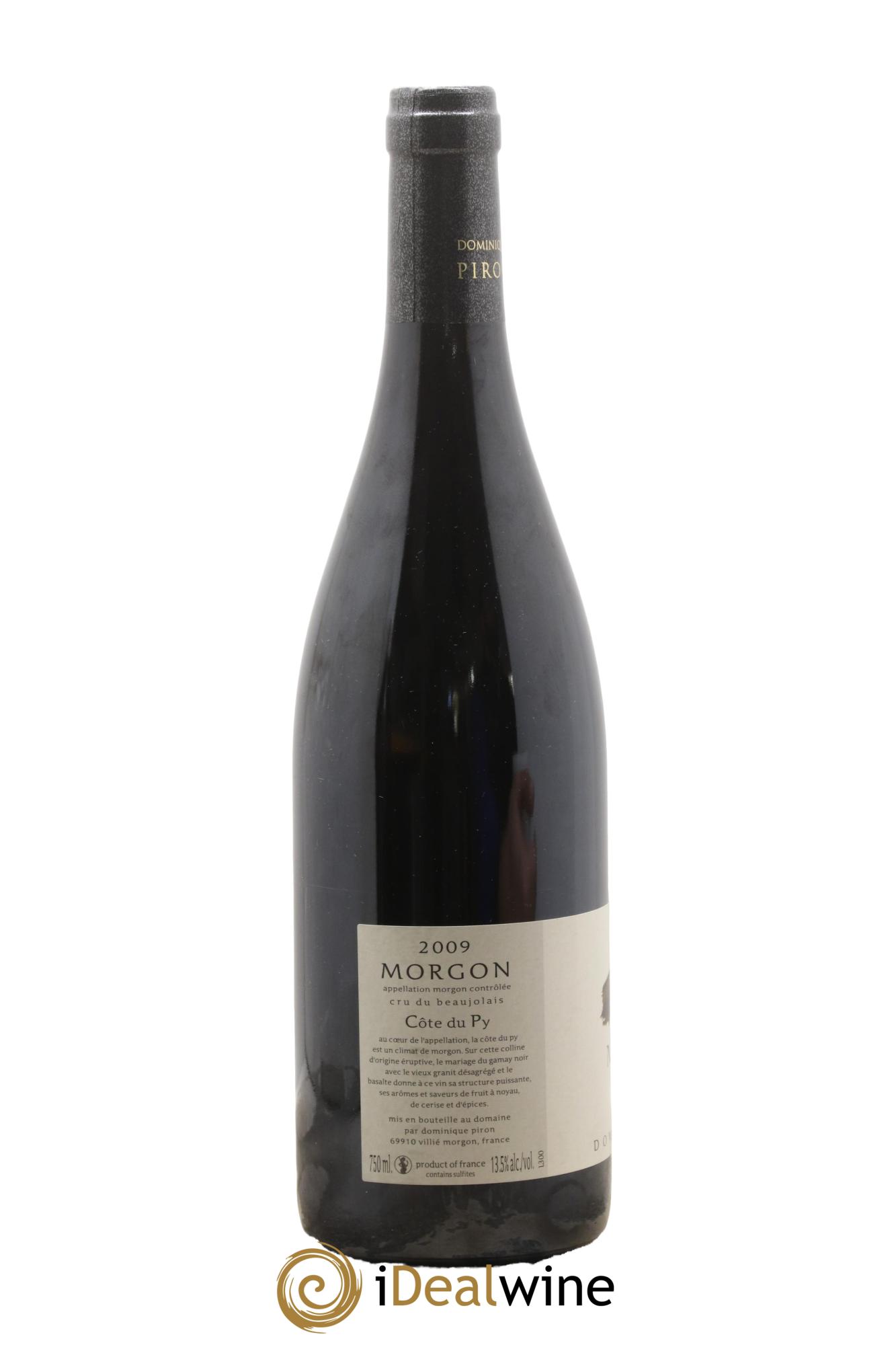 Morgon Côte du Py Dominique Piron (Domaine) 2009 - Lot de 1 bouteille - 1