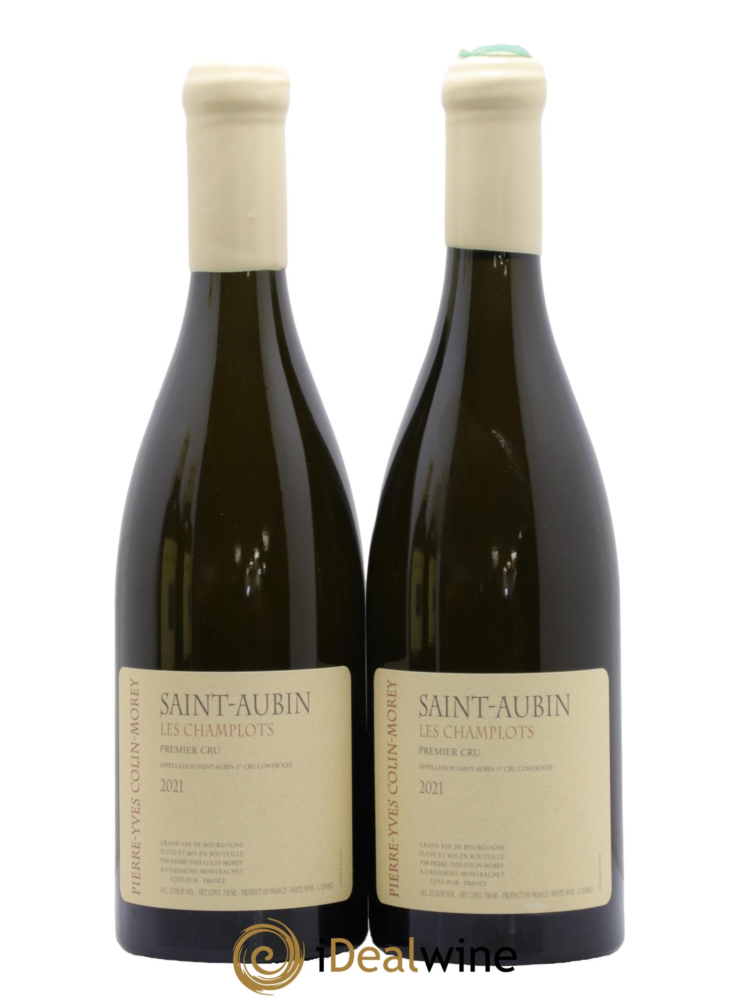 Saint-Aubin 1er Cru Les Champlots Pierre-Yves Colin Morey 2021 - Posten von 2 Flaschen - 0