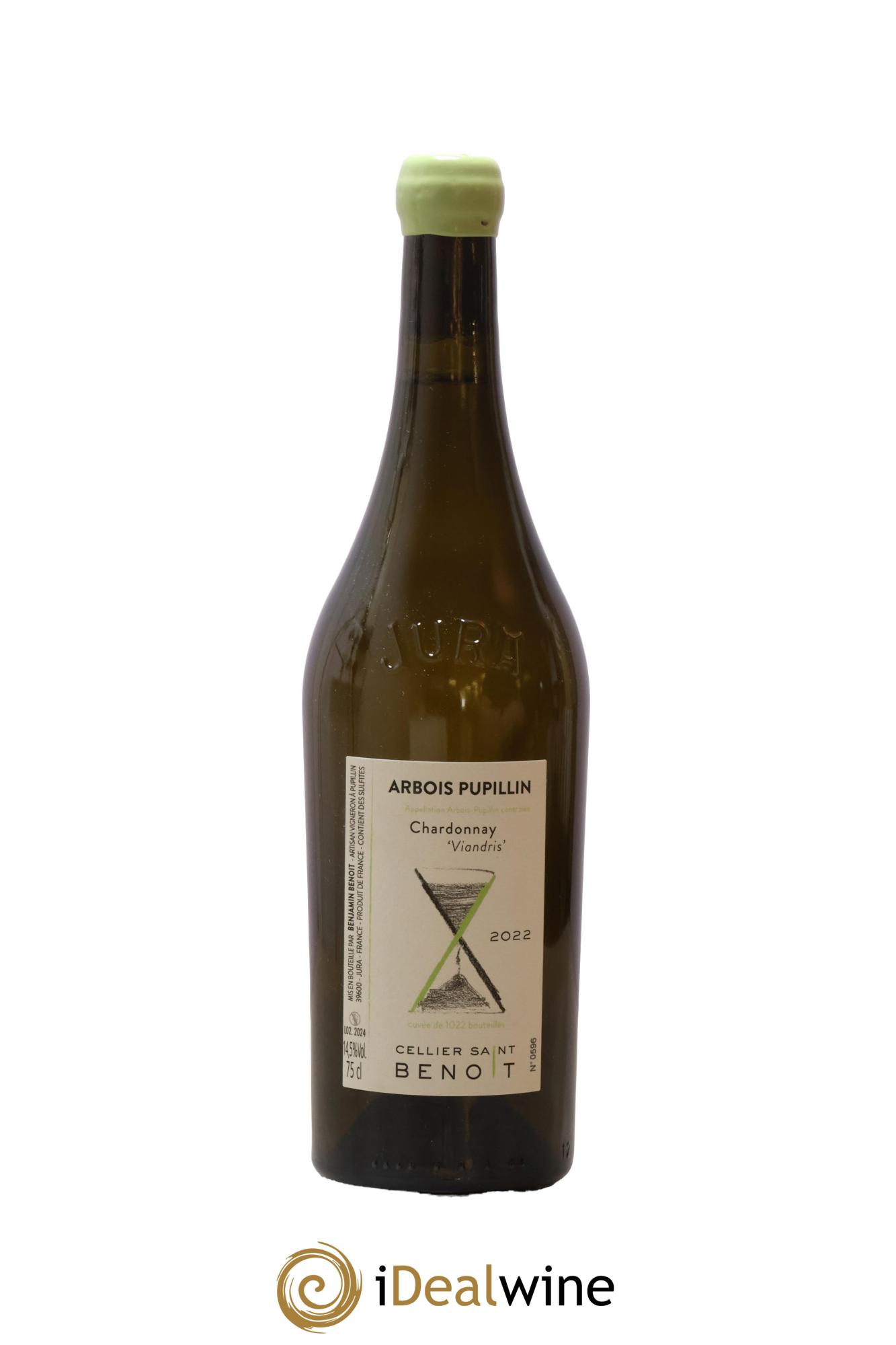 Arbois Viandris 1938 Cellier Saint Benoît 2022 - Lot de 1 bouteille - 0