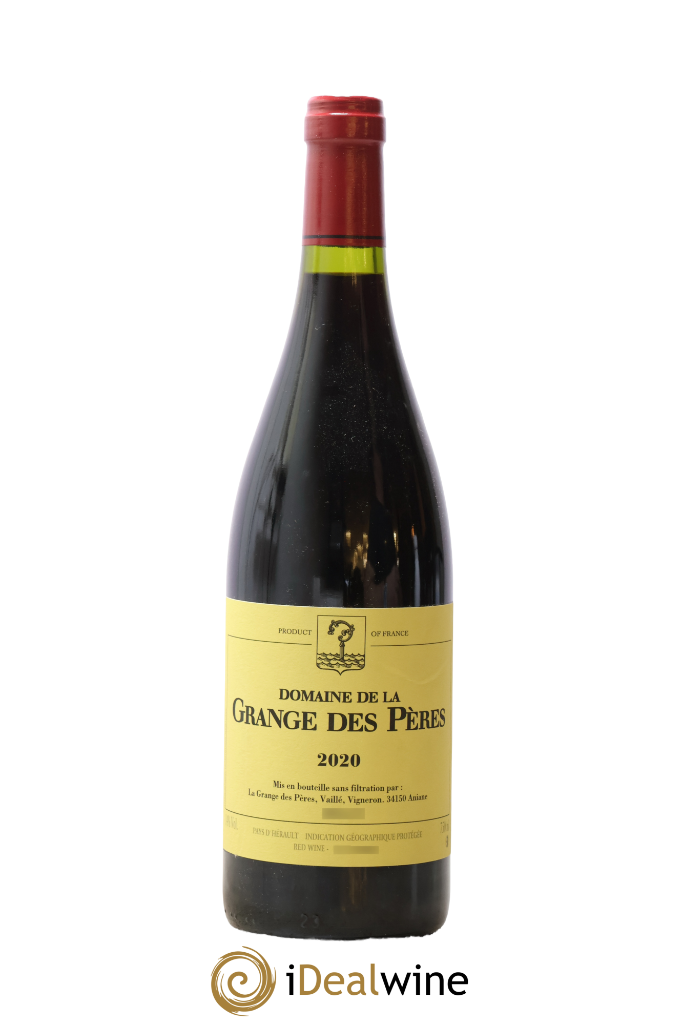 Pays d'Hérault Grange des Pères Laurent Vaillé 2020 - Lot de 1 bouteille - 0