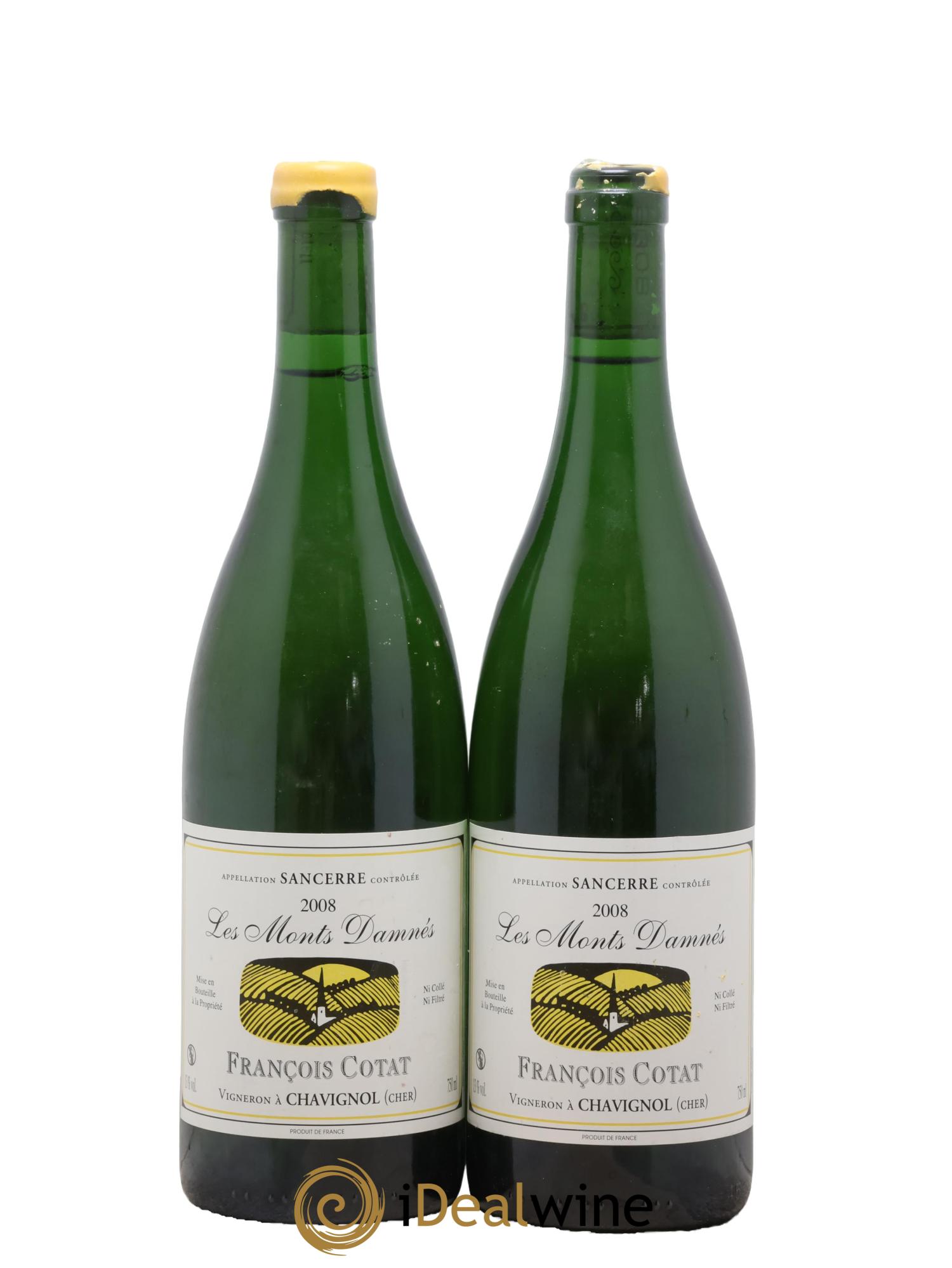 Sancerre Les Monts Damnés Pascal Cotat 2008 - Lot de 2 bouteilles - 0