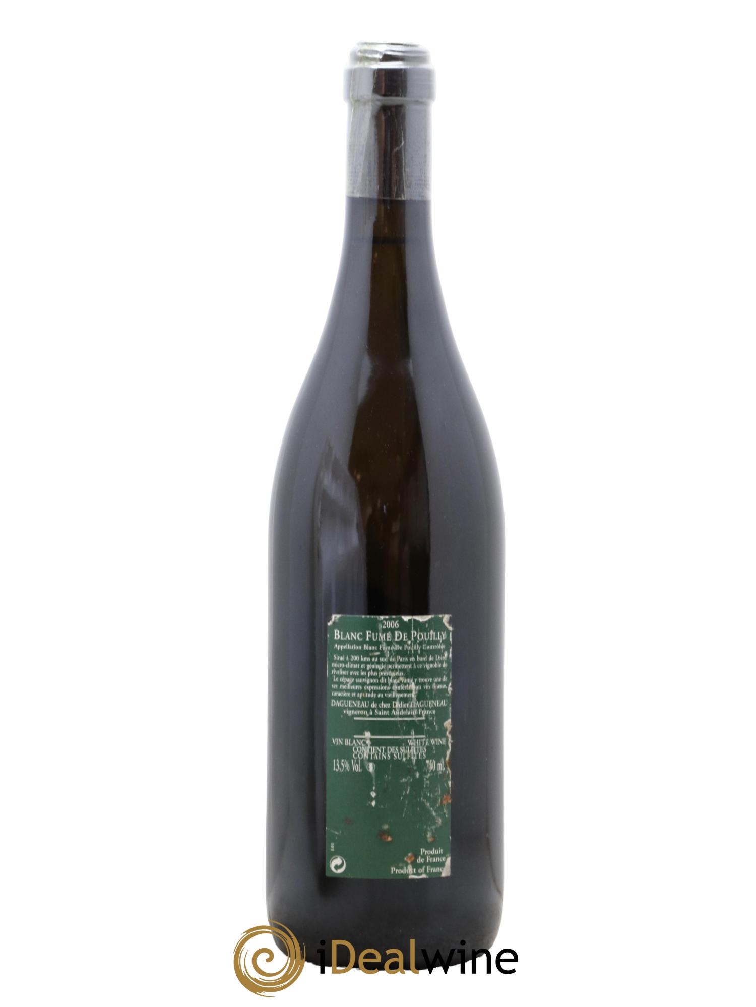 Vin de France (anciennement Pouilly-Fumé) Silex Dagueneau (Domaine Didier - Louis-Benjamin) 2006 - Lot de 1 bouteille - 1