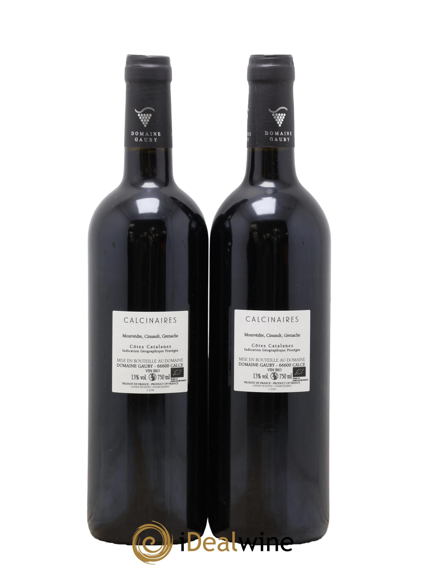 IGP Côtes Catalanes Les Calcinaires Gauby (Domaine) 2021 - Lot of 2 bottles - 1