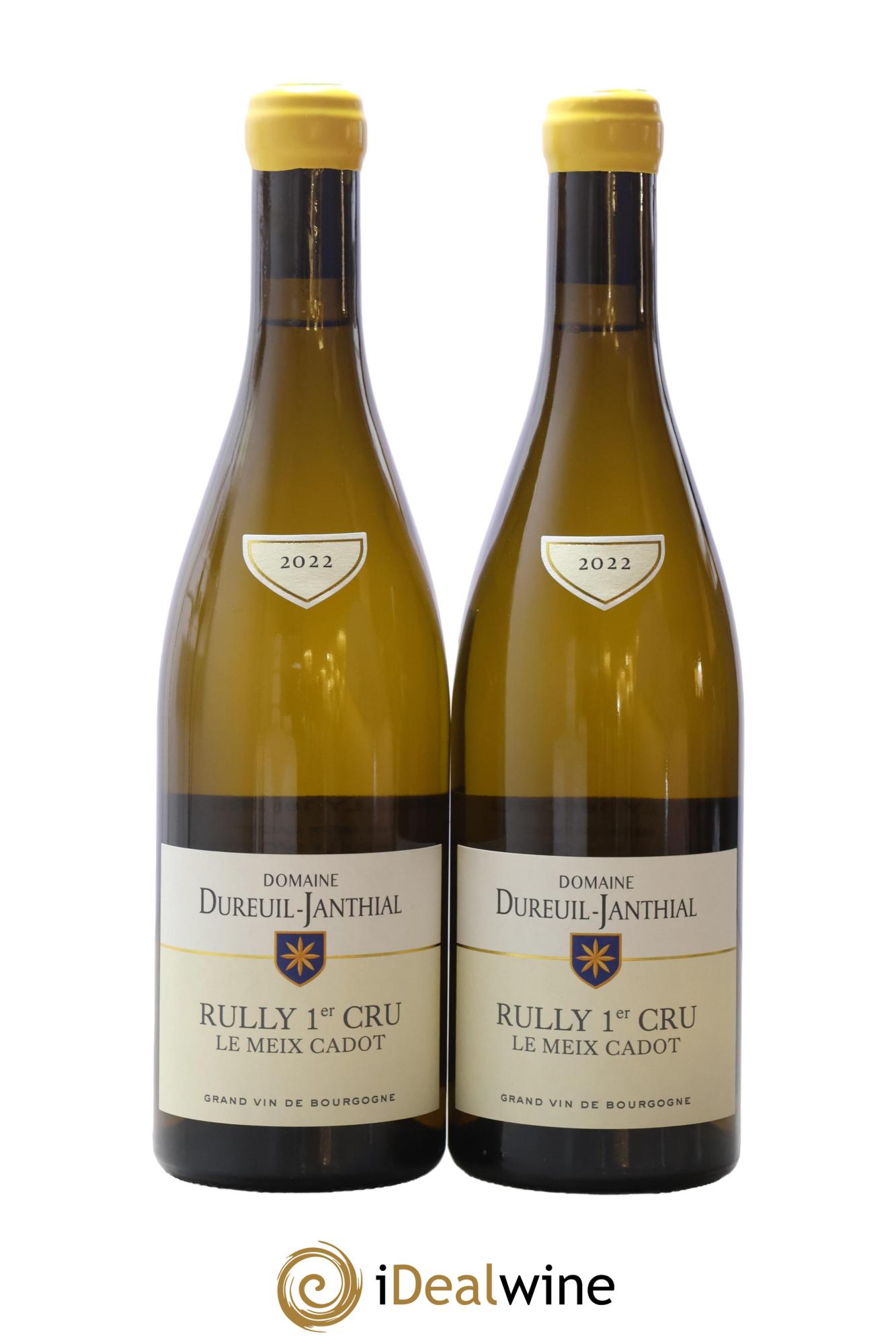Rully 1er Cru Le Meix Cadot Vincent Dureuil-Janthial 2022 - Posten von 2 Flaschen - 0
