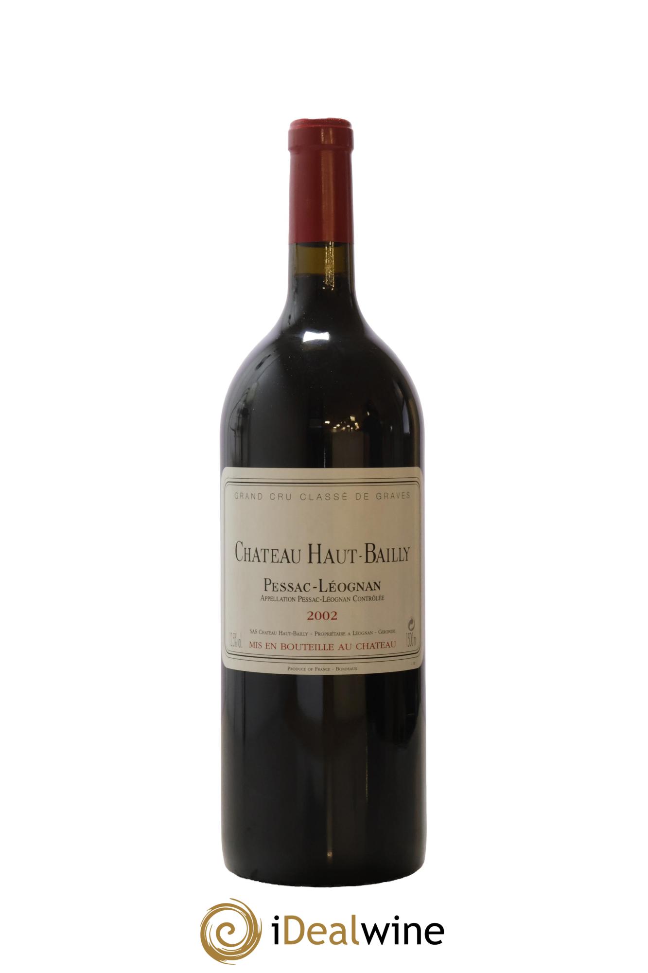Château Haut-Bailly Cru Classé de Graves 2002 - Lot de 1 magnum - 0