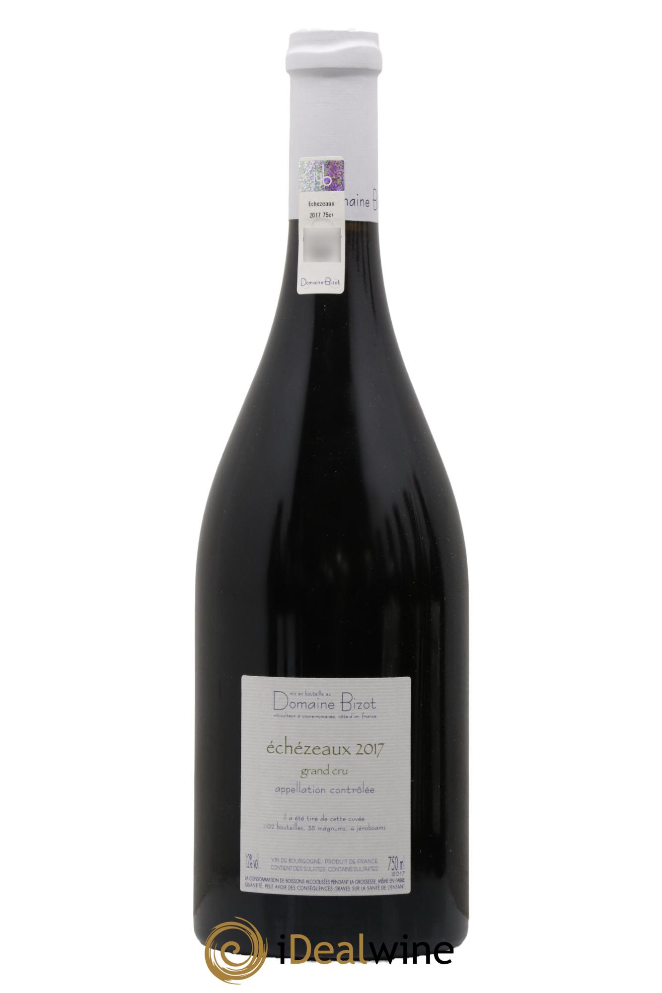 Echezeaux Grand Cru Bizot (Domaine) 2017 - Lot de 1 bouteille - 1