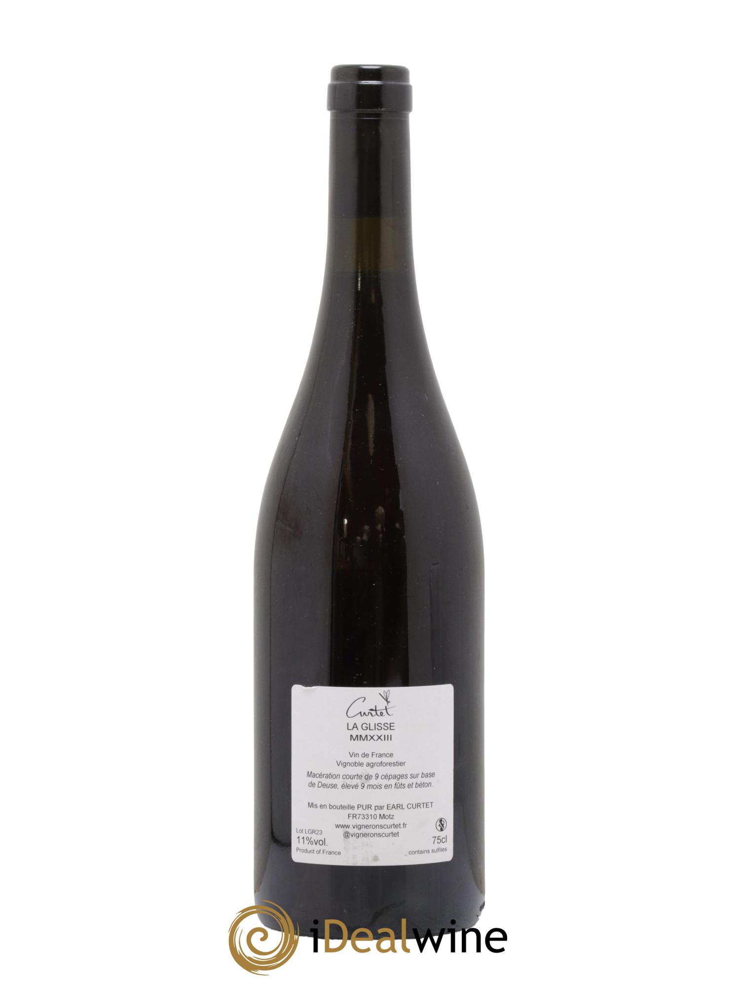 Vin de France La Glisse Curtet 2023 - Lotto di 1 bottiglia - 1
