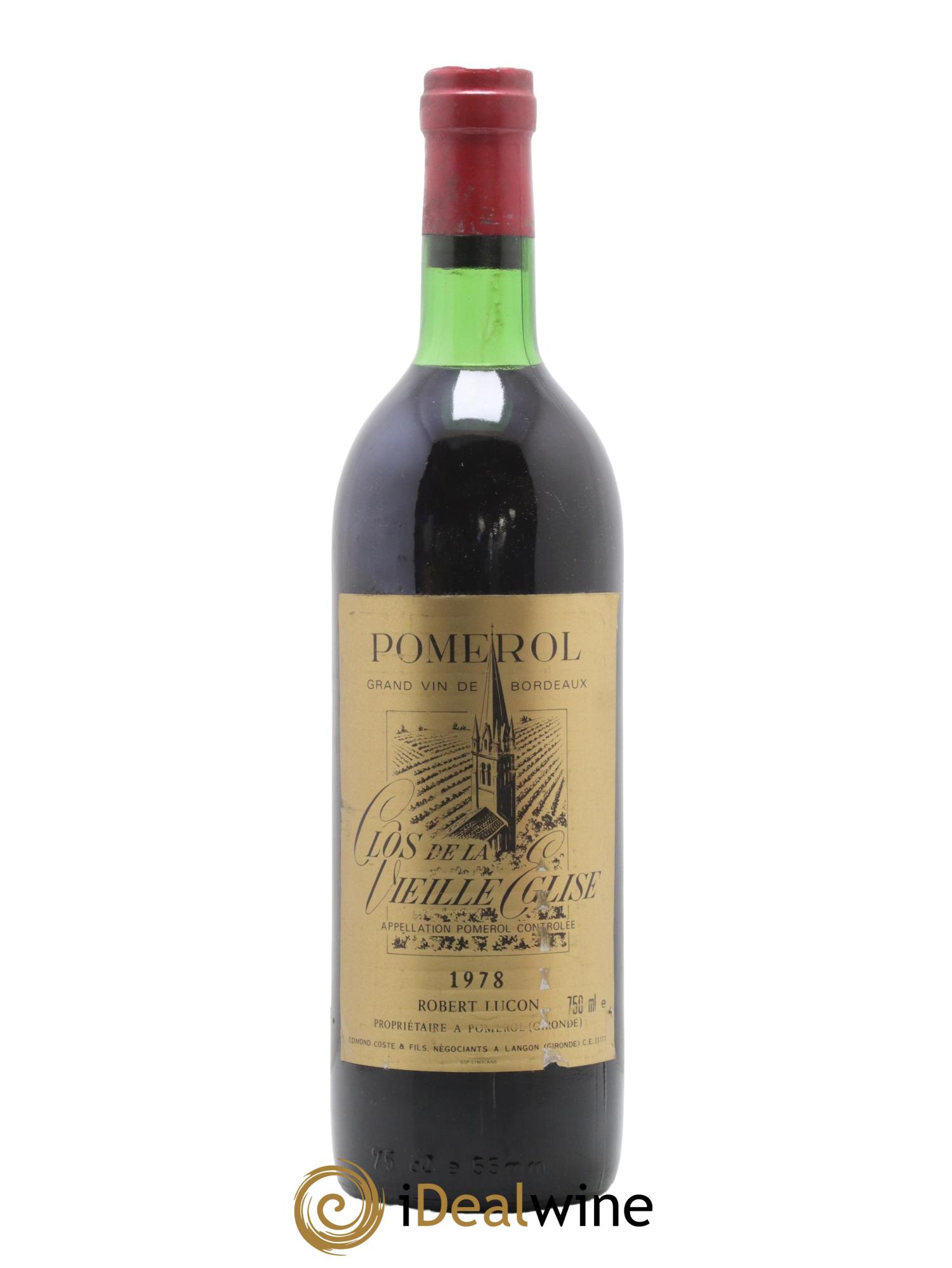 Clos de la Vieille Eglise 1978 - Lot of 1 bottle - 0