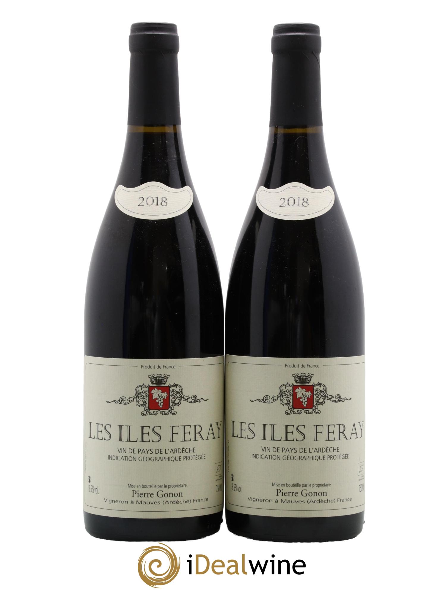 Ardèche Les Iles Feray Gonon (Domaine) 2018 - Lot de 2 bouteilles - 0