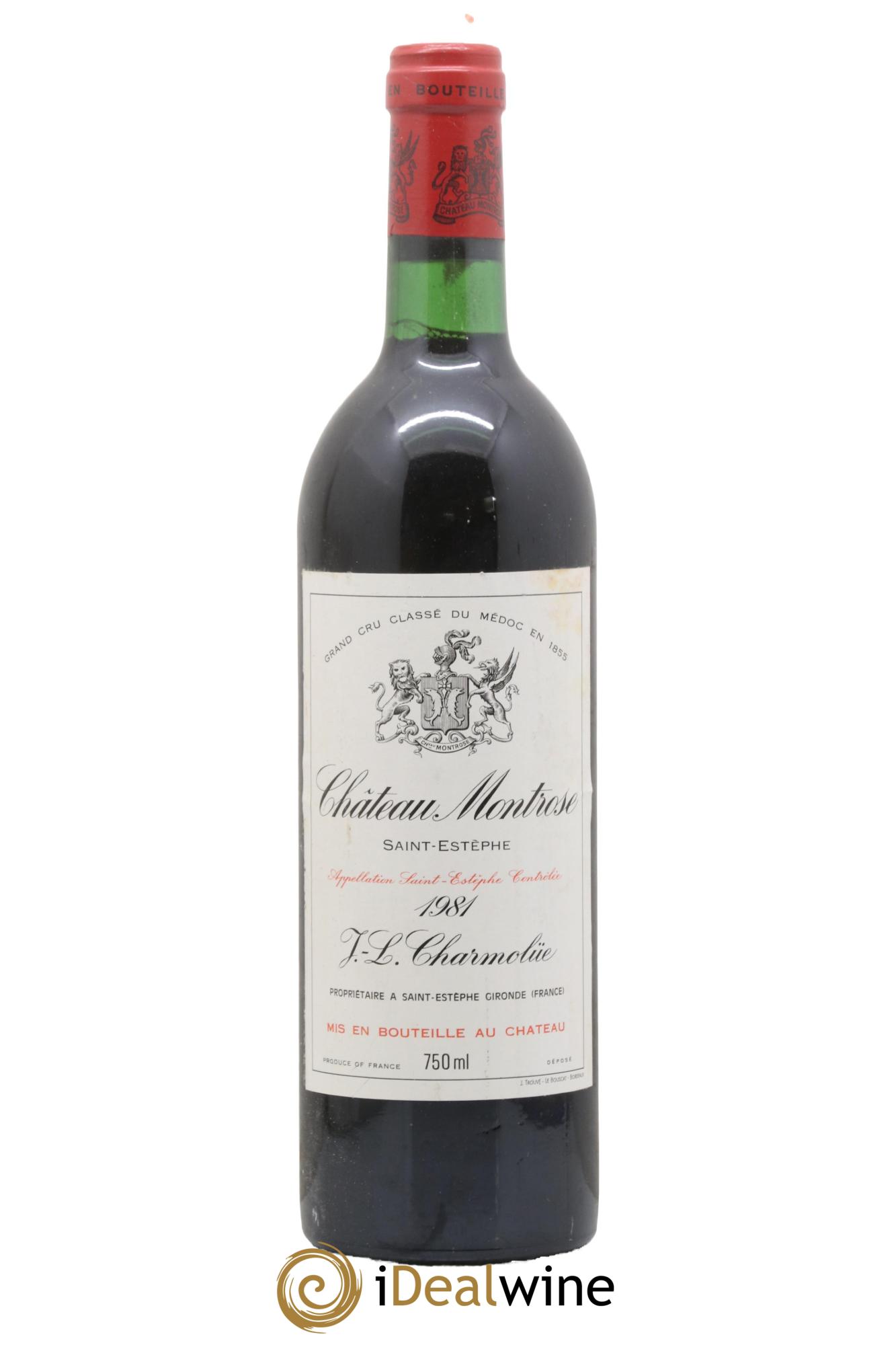 Château Montrose 2ème Grand Cru Classé 1981 - Lot de 1 bouteille - 0