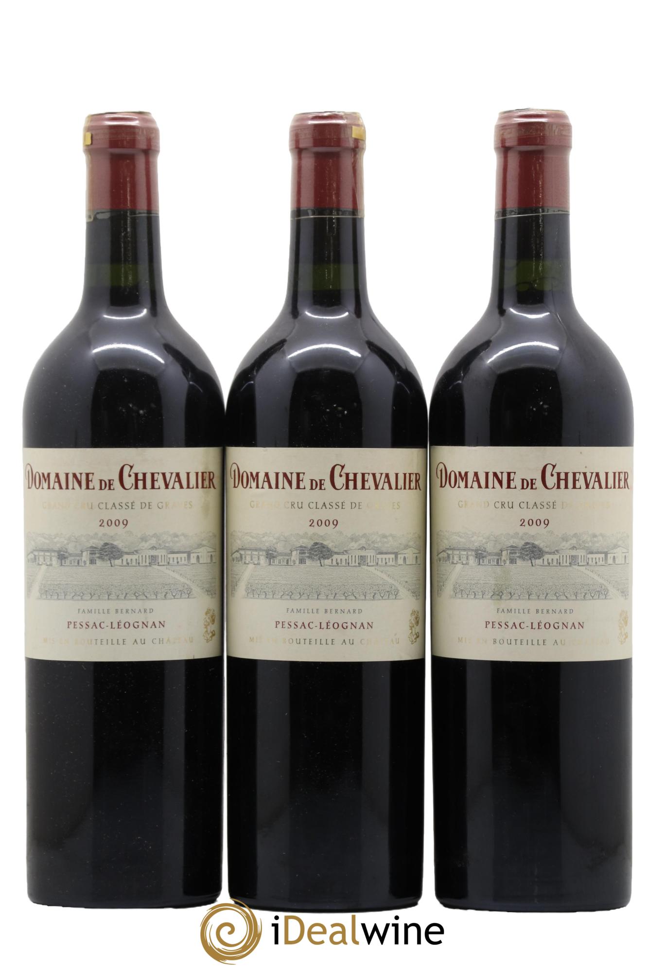 Domaine de Chevalier Cru Classé de Graves 2009 - Lot de 3 bouteilles - 0