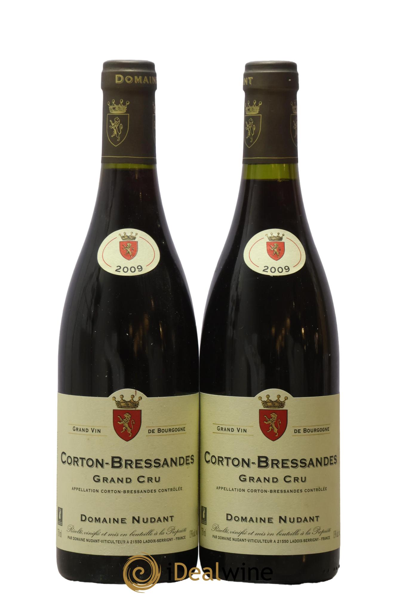 Corton Grand Cru Les Bressandes Nudant 2009 - Lotto di 2 bottiglie - 0
