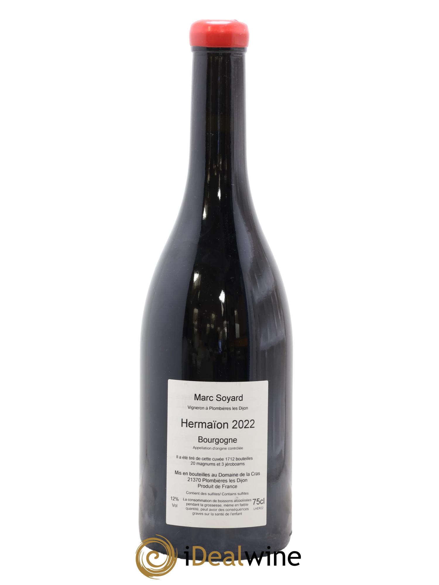 Bourgogne Hermaion Domaine de la Cras - Marc Soyard 2022 - Posten von 1 Flasche - 1