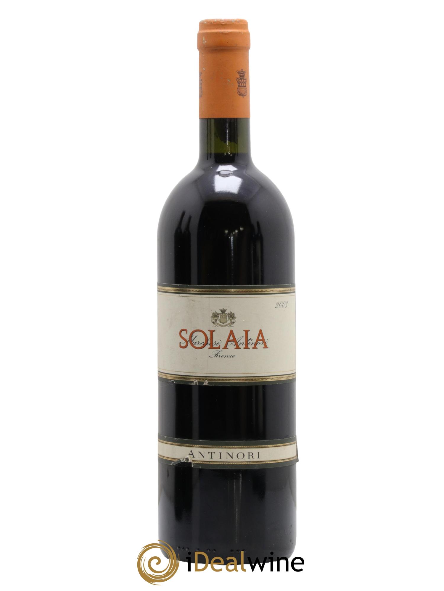 Toscana IGT Solaia Tenuta Tignanello - Marchesi Antinori 2003 - Lotto di 1 bottiglia - 0