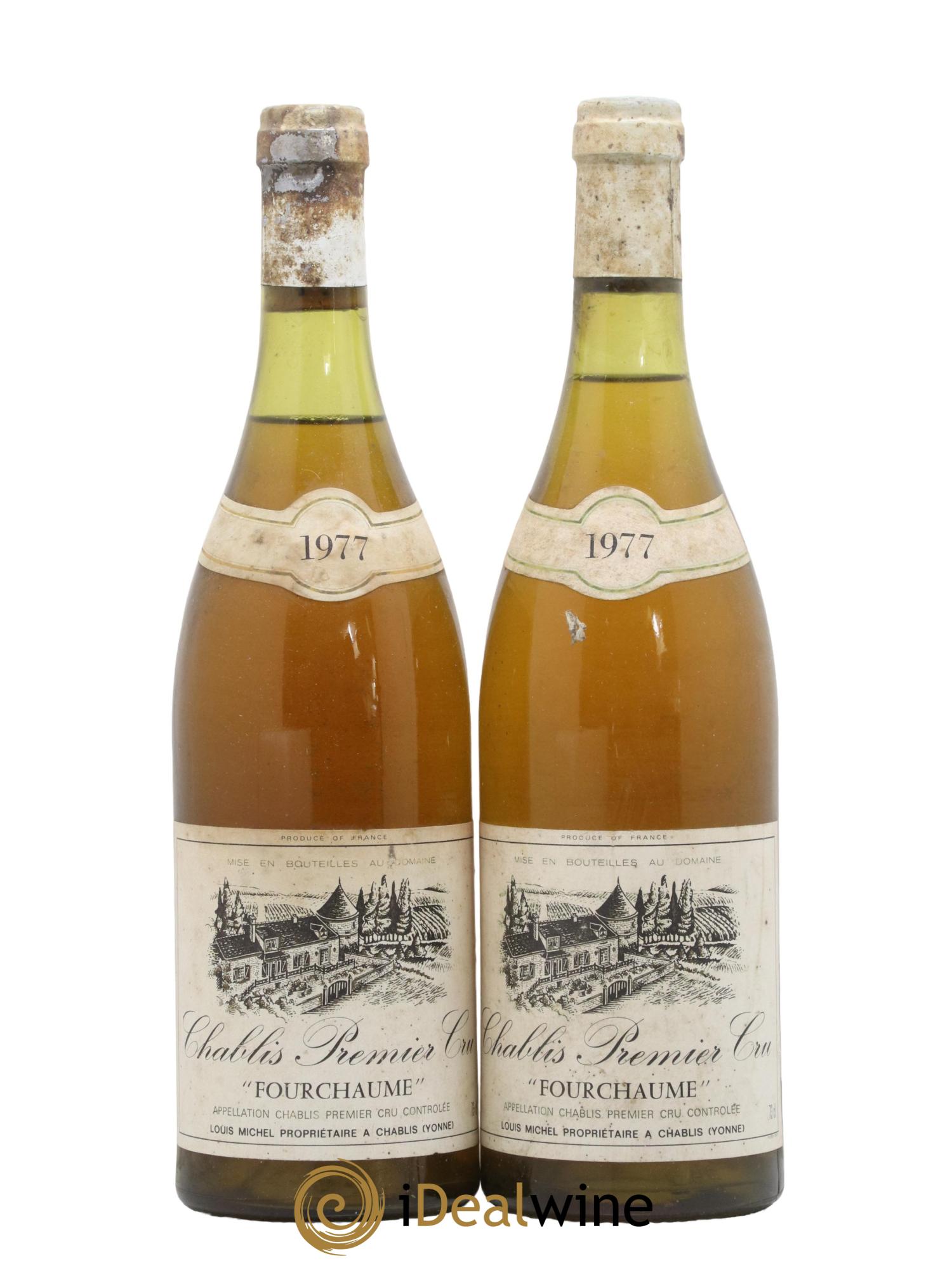 Chablis 1er Cru Fouchaume Louis Michel 1977 - Lot de 2 bouteilles - 0