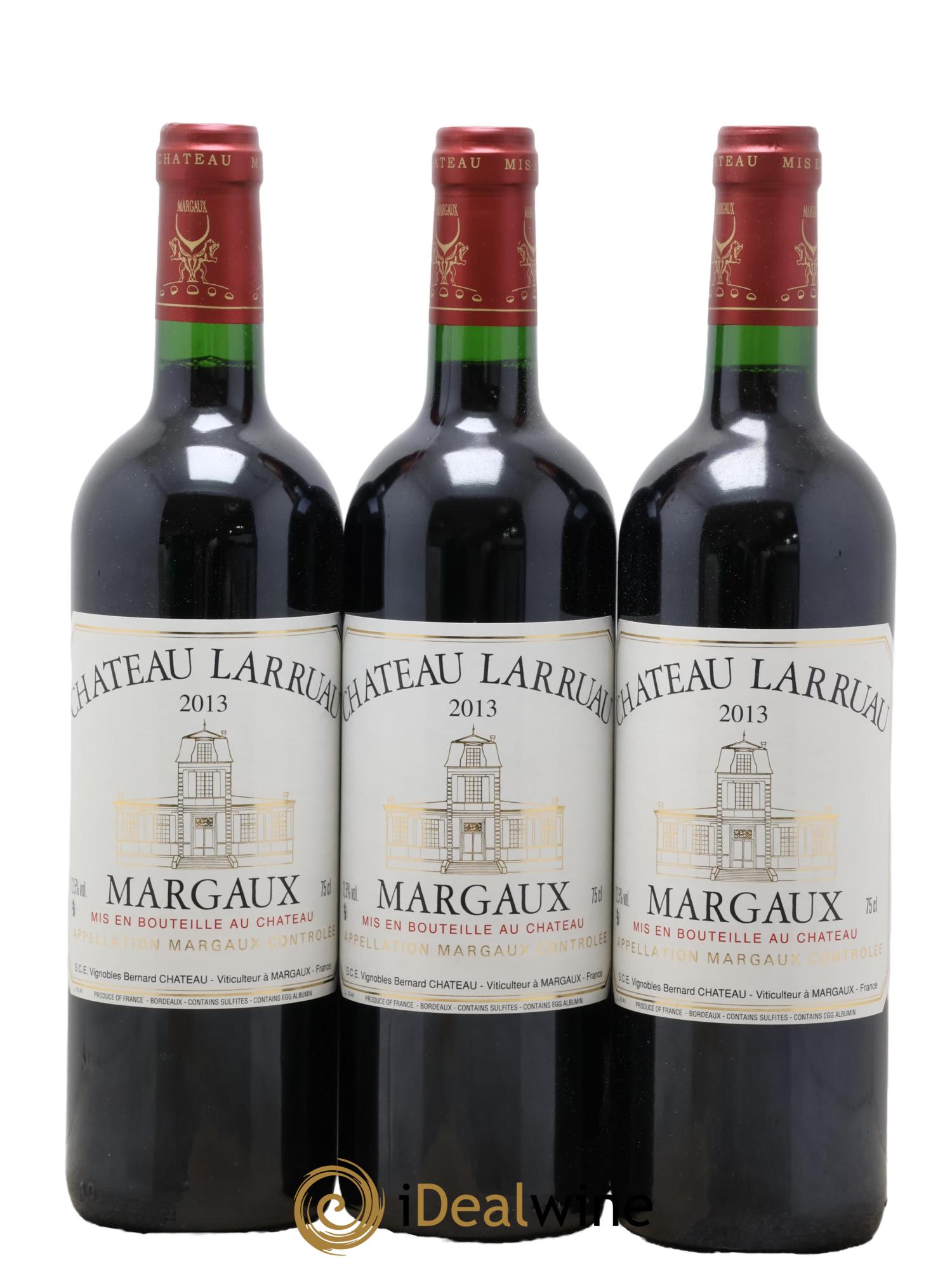 Château Larruau 2013 - Lot of 3 bottles - 0