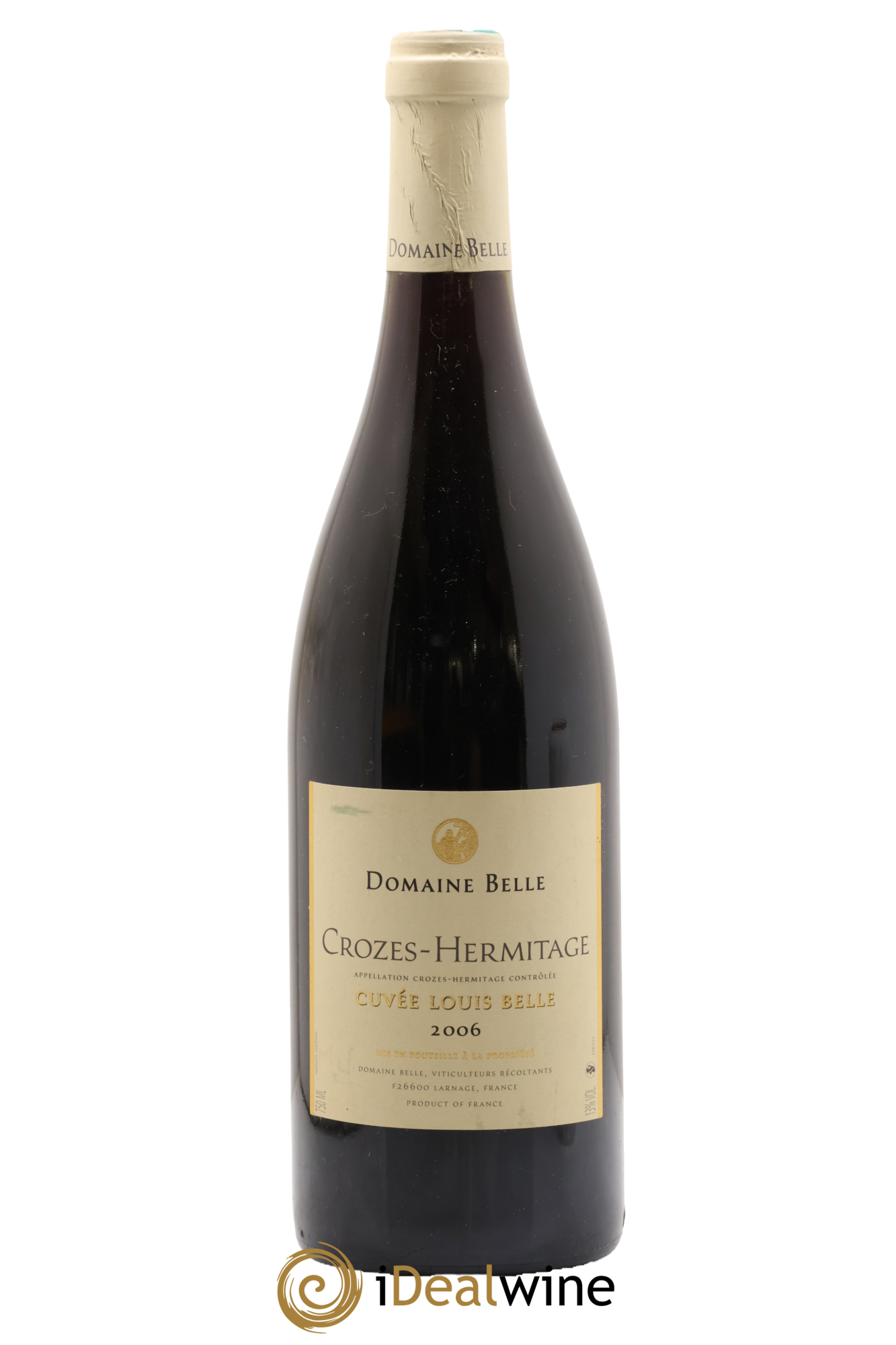 Crozes-Hermitage Cuvee Louis Belle Domaine Belle 2006 - Lot de 1 bouteille - 0