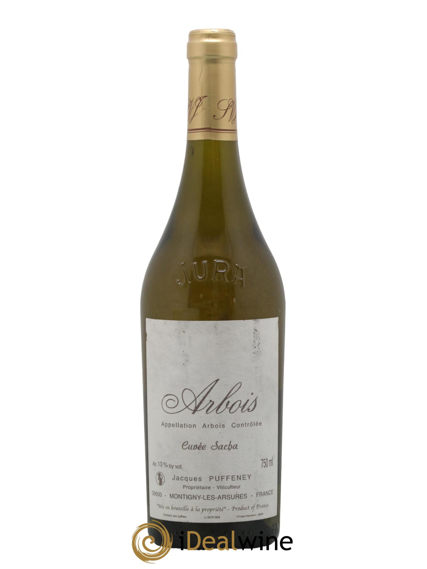 Arbois Cuvée Sacha Jacques Puffeney - Lot de 1 bouteille - 0