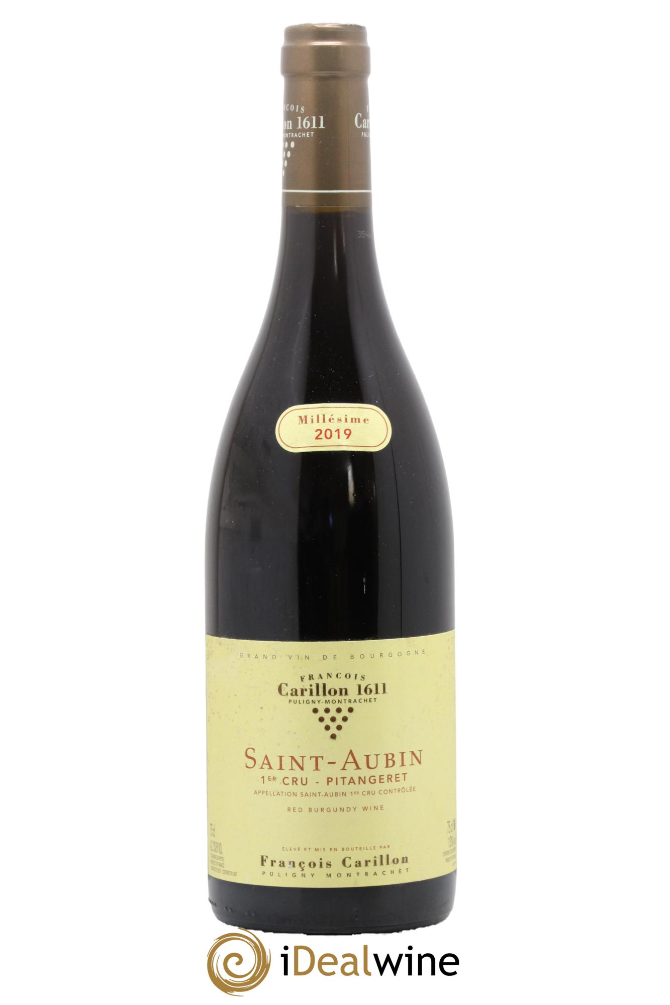 Saint-Aubin 1er Cru Pitangeret François Carillon 2019 - Lot of 1 bottle - 0