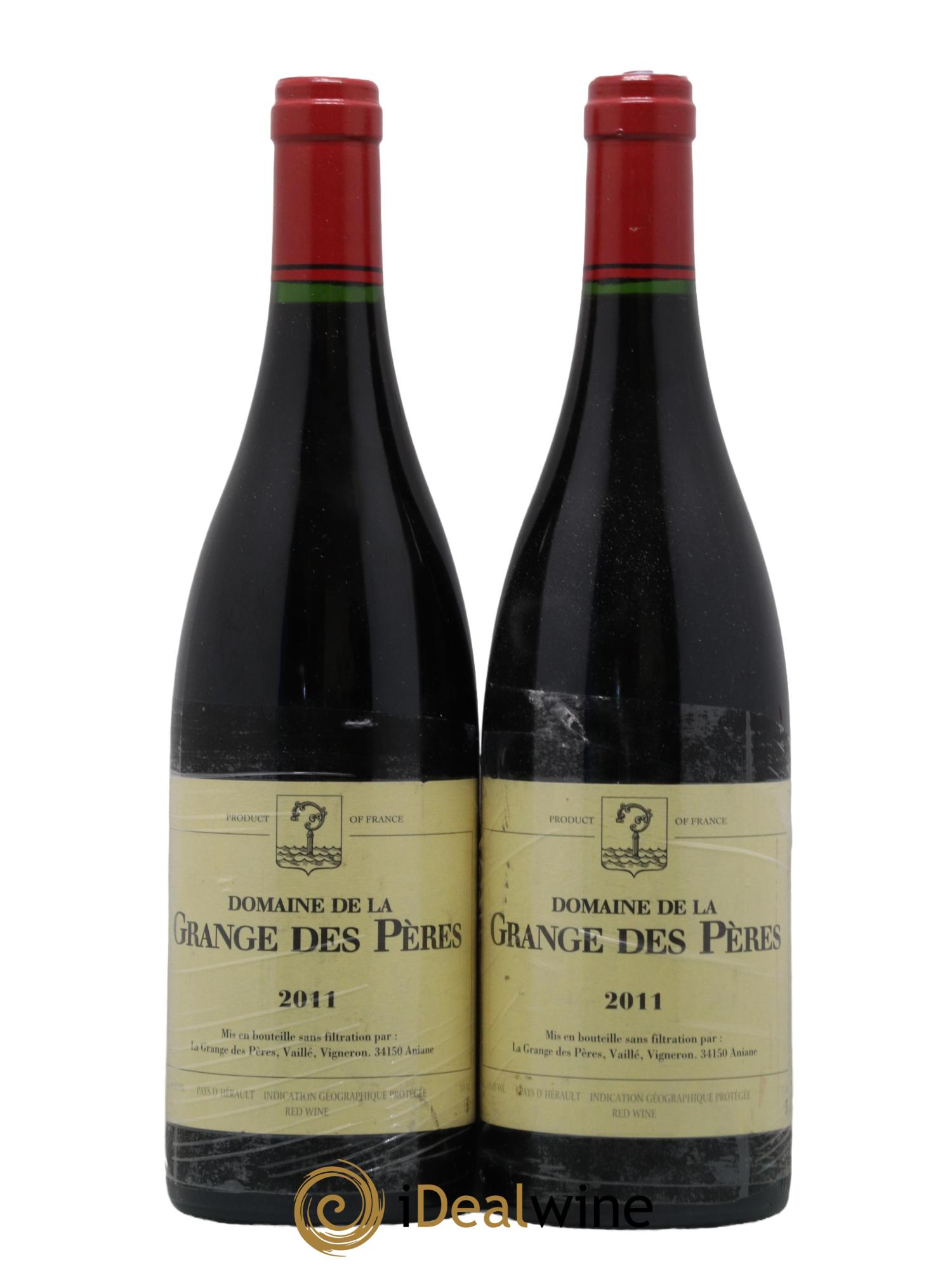 Pays d'Hérault Grange des Pères Laurent Vaillé 2011 - Lot de 2 bouteilles - 0
