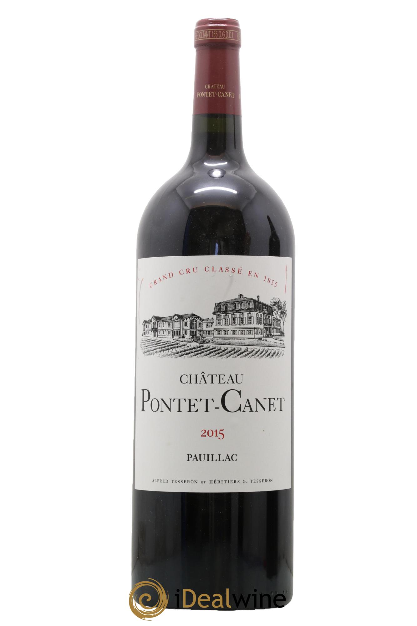 Château Pontet Canet 5ème Grand Cru Classé 2015 - Lot de 1 magnum - 0