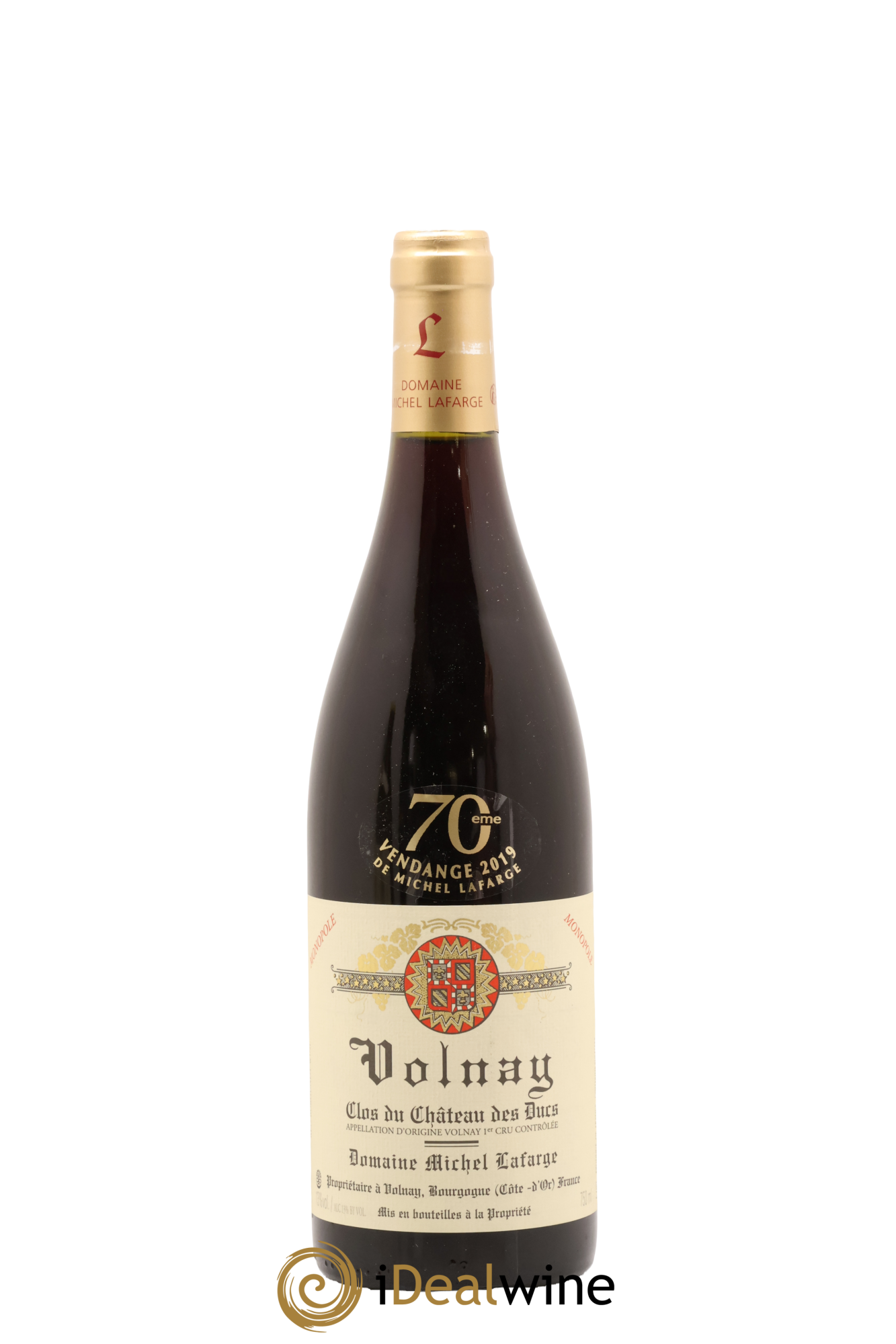 Volnay 1er Cru Clos du Château des Ducs Lafarge (Domaine) 2019 - Lot of 1 bottle - 0