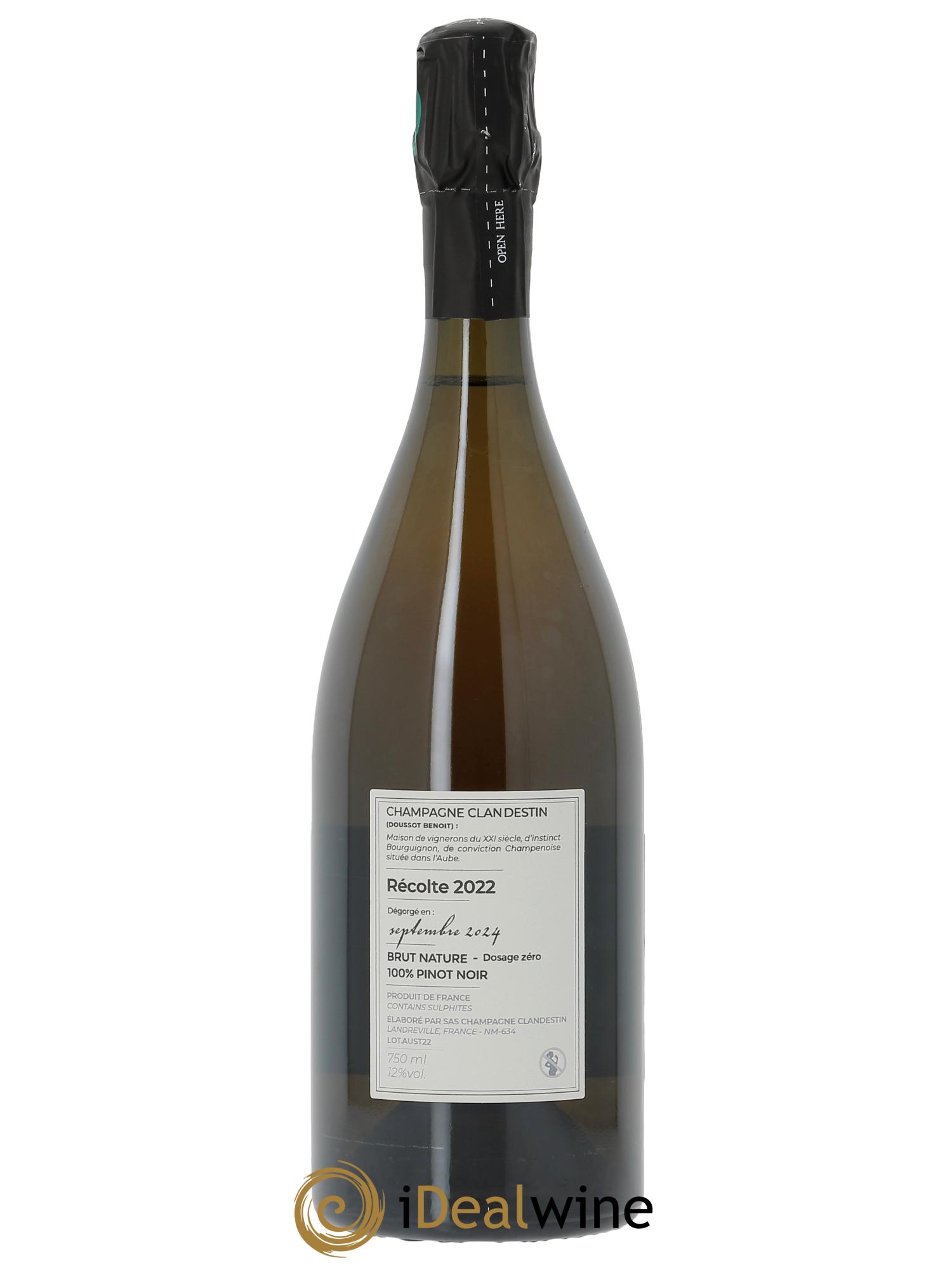 Austral R22 Brut Nature Clandestin  - Lotto di 1 bottiglia - 1