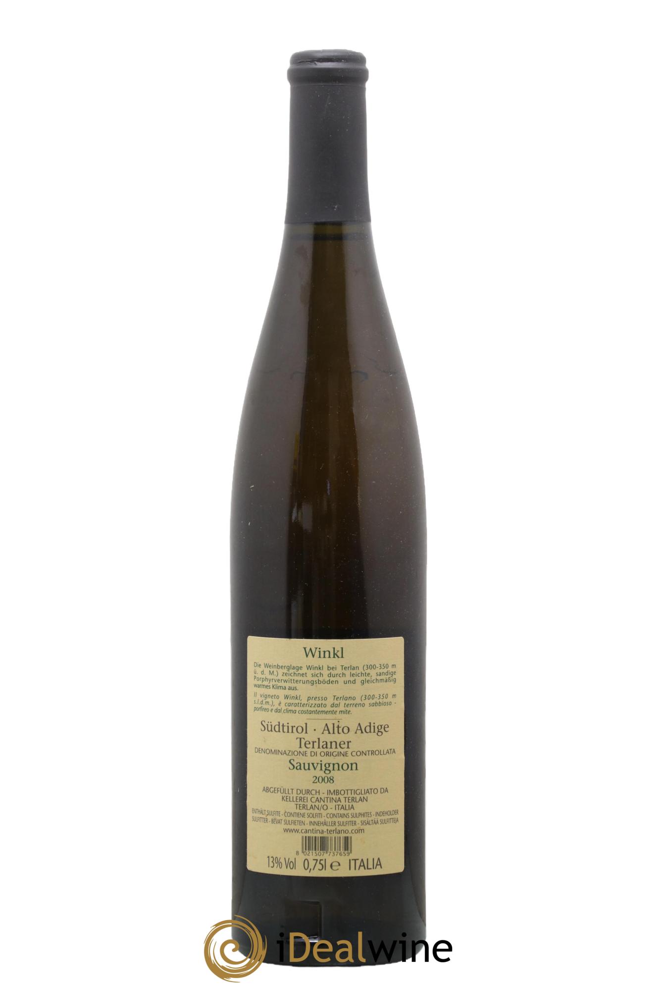 Italie Sauvignon Winkl Terlan 2008 - Lotto di 1 bottiglia - 1