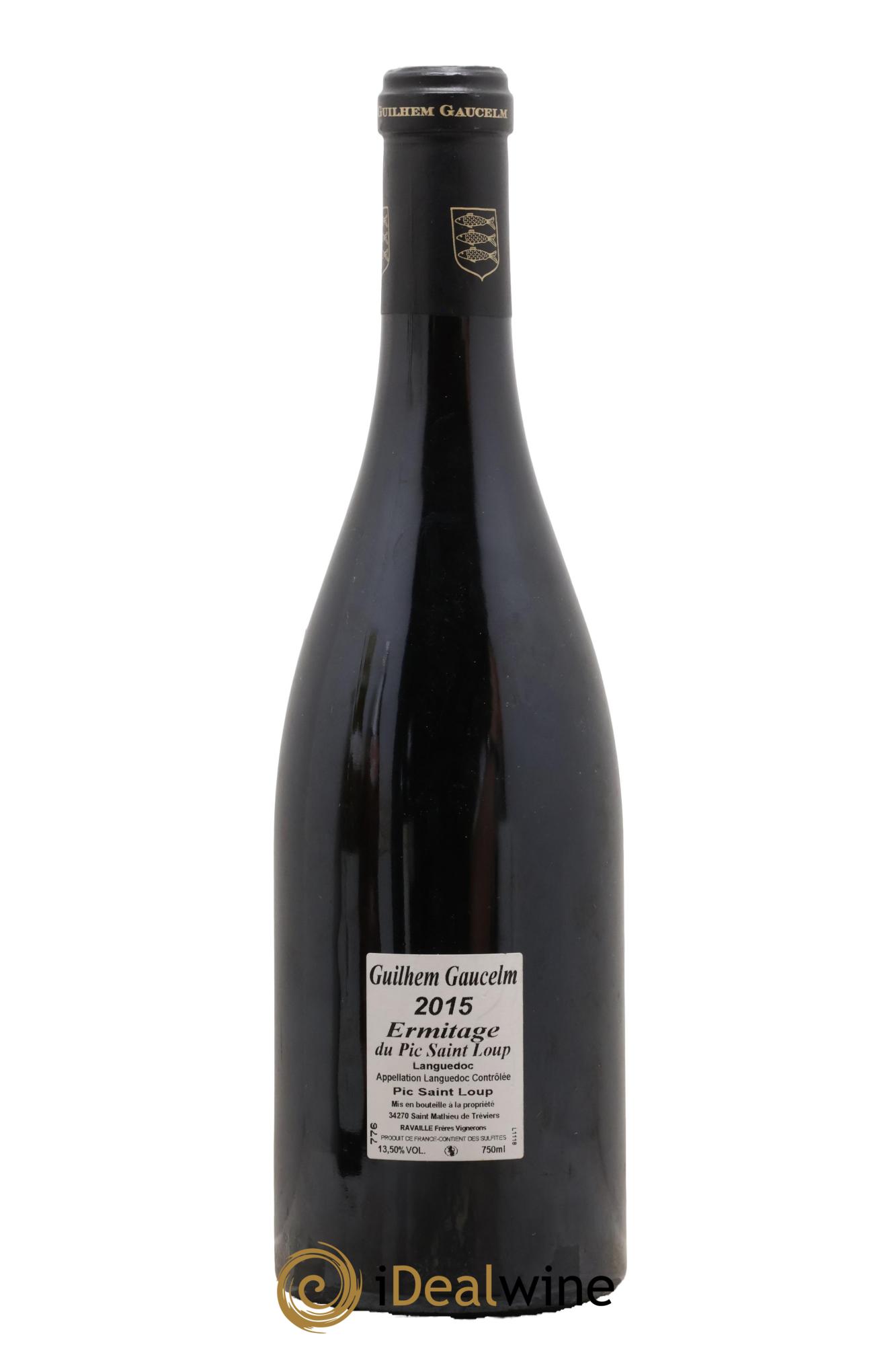 Pic Saint-Loup Héritage du Pic Saint-Loup (anciennement Ermitage) Guilhem Gaucelm 2015 - Posten von 1 Flasche - 1