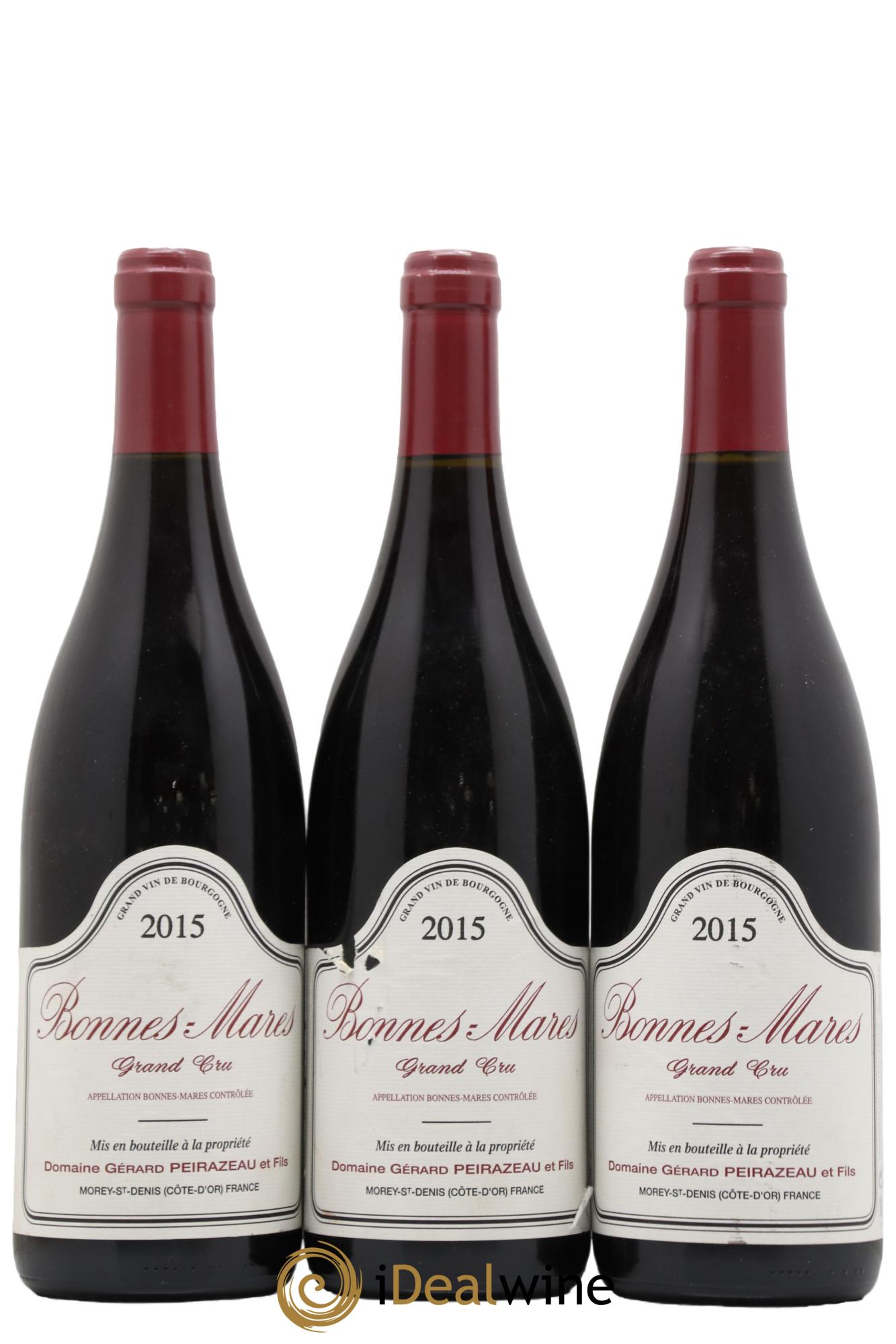 Bonnes-Mares Grand Cru Peirazeau (Domaine) 2015 - Lot de 3 bouteilles - 0