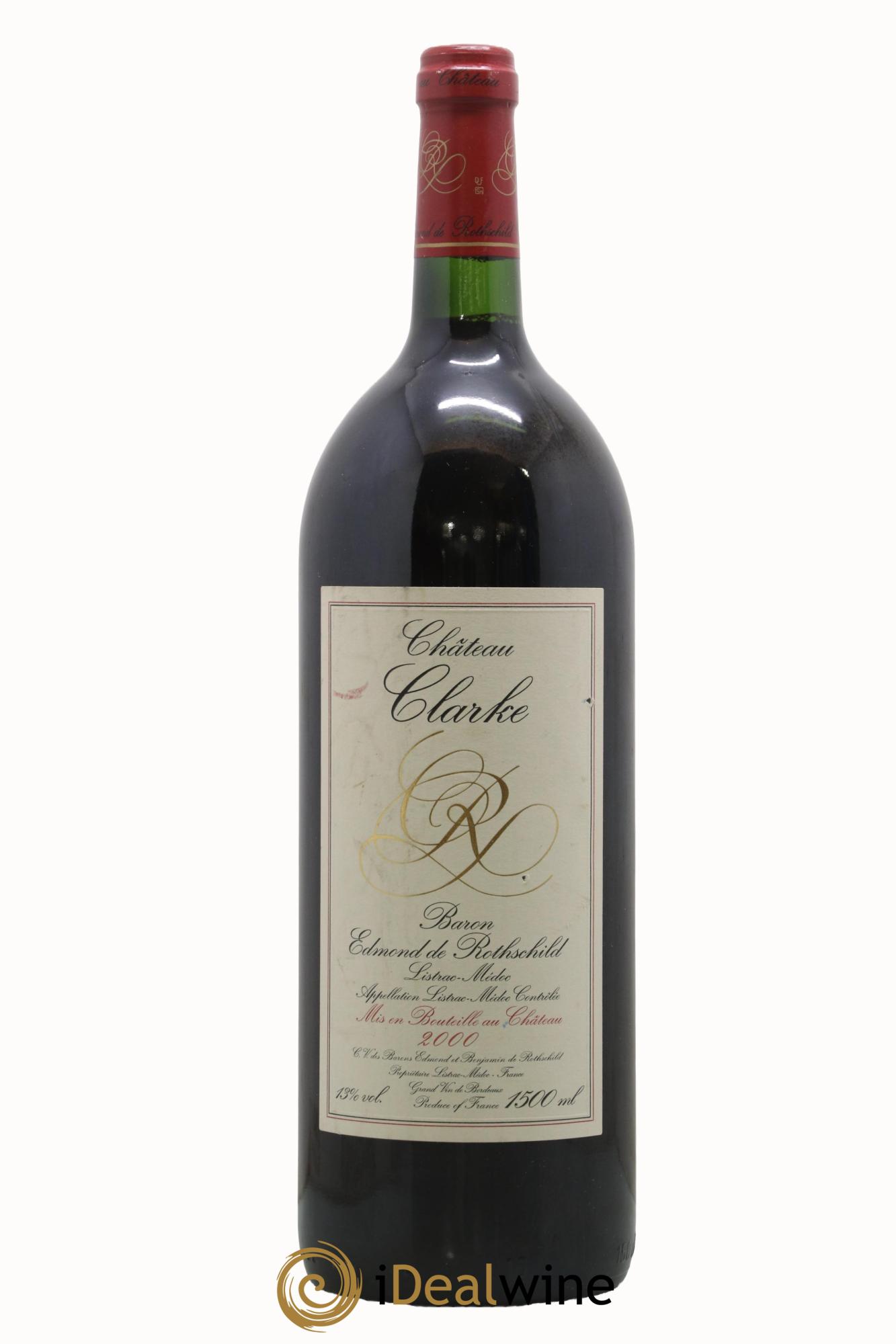 Château Clarke 2000 - Lot de 1 magnum - 0