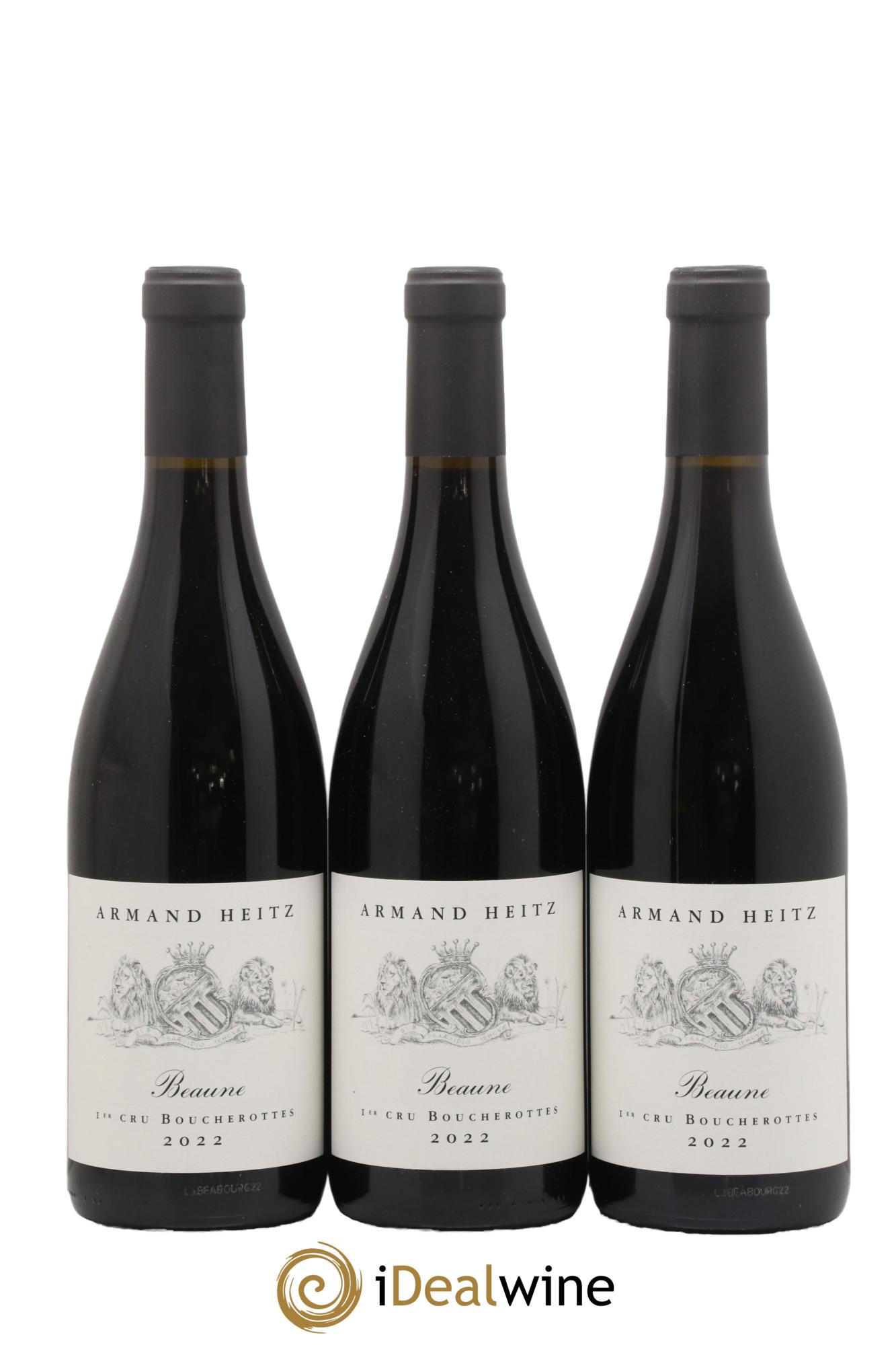 Beaune 1er Cru Boucherottes Armand Heitz 2022 - Lotto di 3 bottiglie - 0