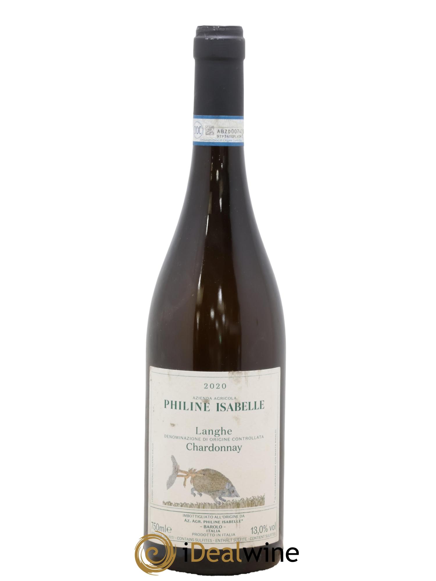 Langhe Bianco Chardonnay Philine Isabelle 2020 - Lot de 1 bouteille - 0